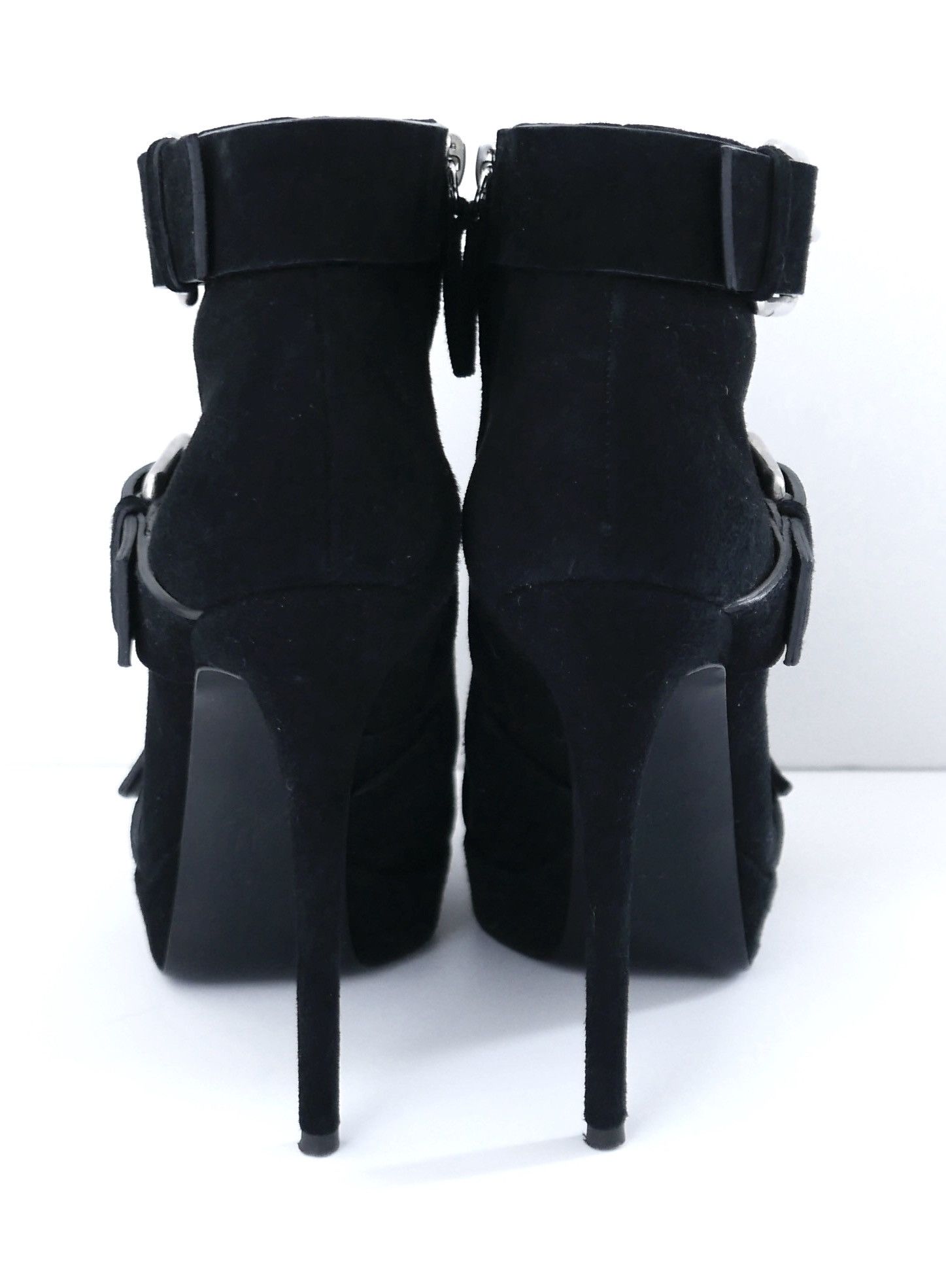 Giuseppe Zanotti Giuseppe Zanotti Emy Buckle Detail Platform Ankle Boots Size US 6.5 / IT 36.5 - 3 Thumbnail