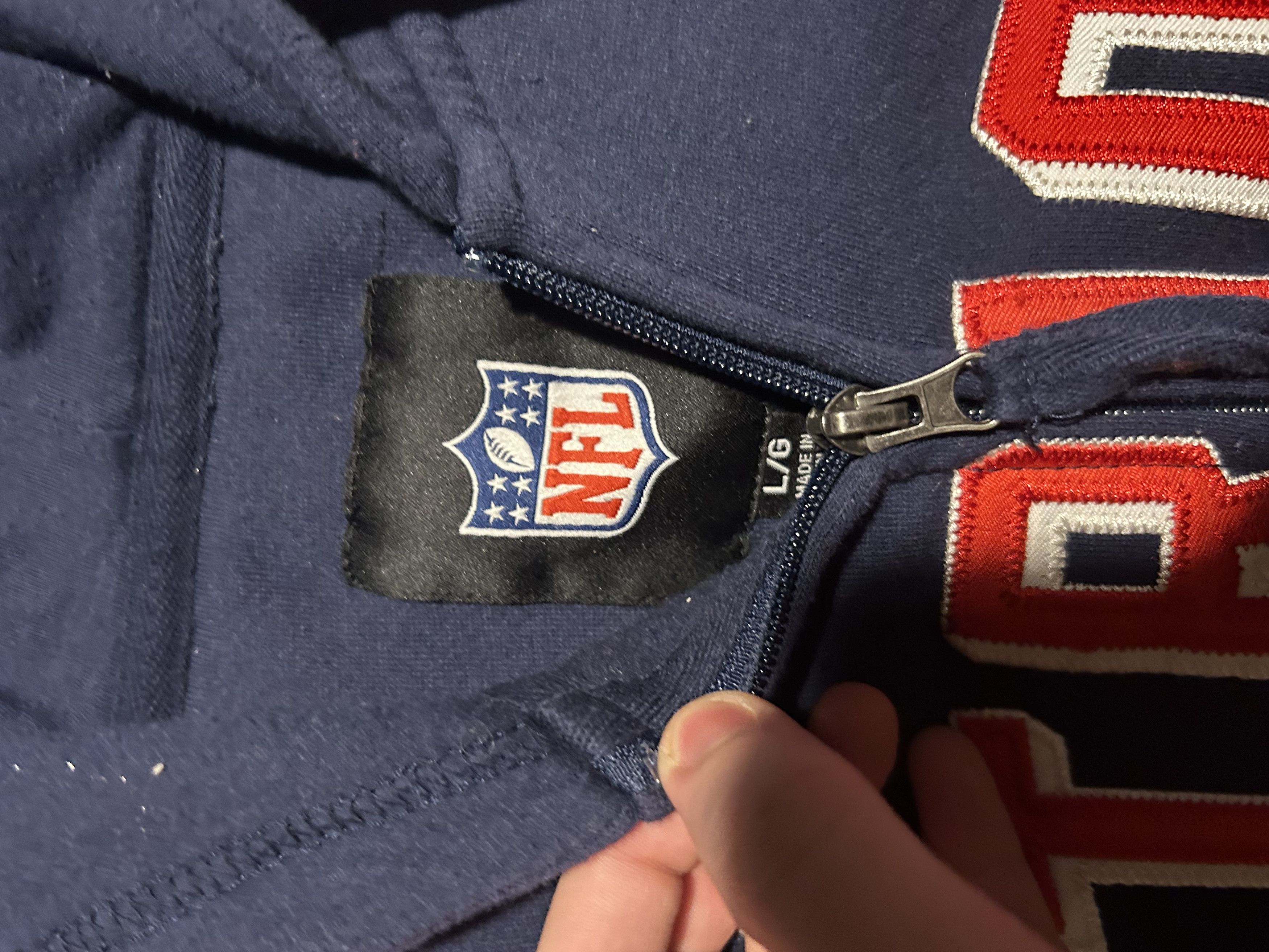 NFL NFL Patriots Zip-up Size US L / EU 52-54 / 3 - 2 Thumbnail