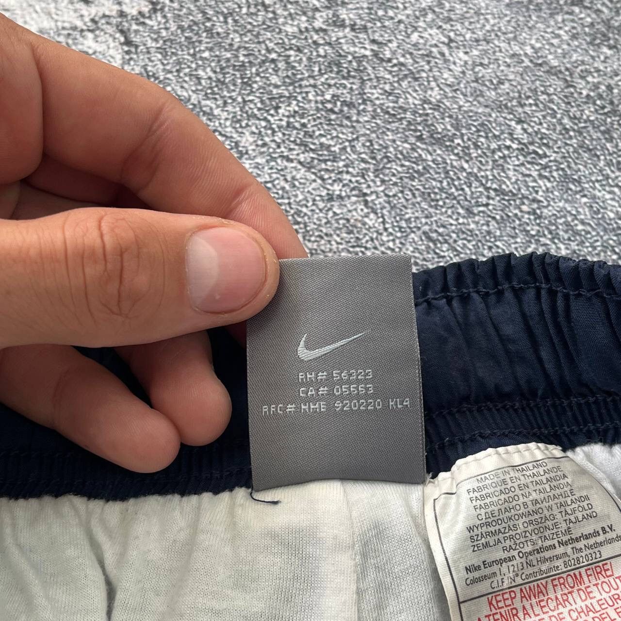 Nike Nike Vintage Track Pants Parashute Blue Windbreake Joggers Size US 33 - 3 Thumbnail
