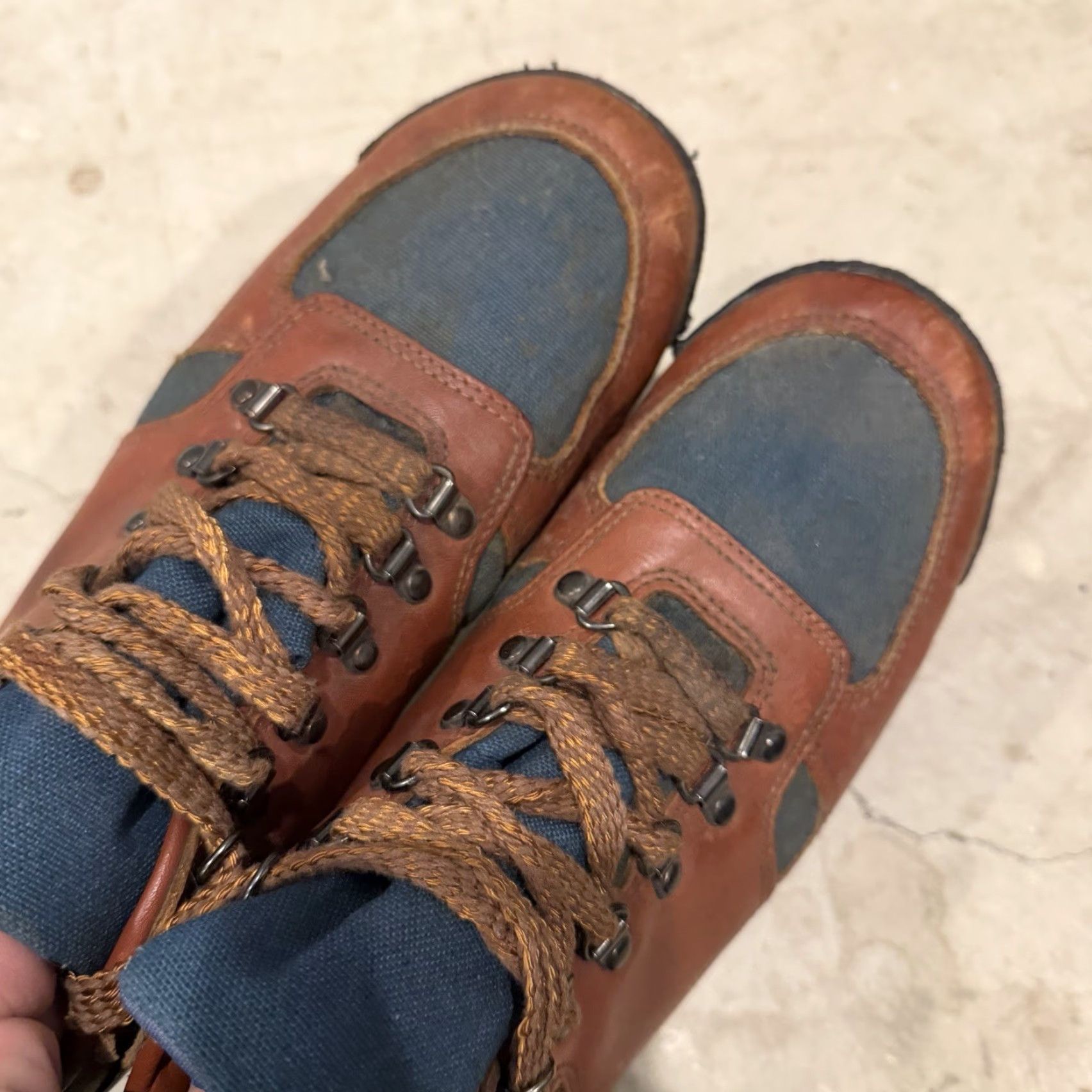 Sears VINTAGE Sears And Roebuck Hiking Boots Mens 10D Brown 84404-670 Boots Mens 10D Brown Sears 84404-670 Size US 10 / EU 43 - 7 Thumbnail