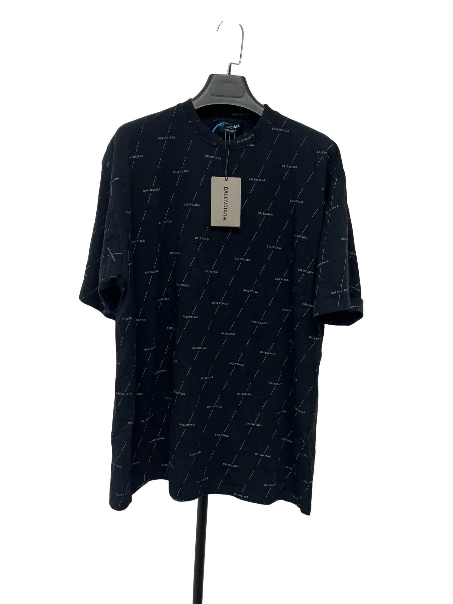 Balenciaga Balenciaga All-Over Logo T-Shirt Size 2 Size US M / EU 48-50 / 2 - 1 Thumbnail