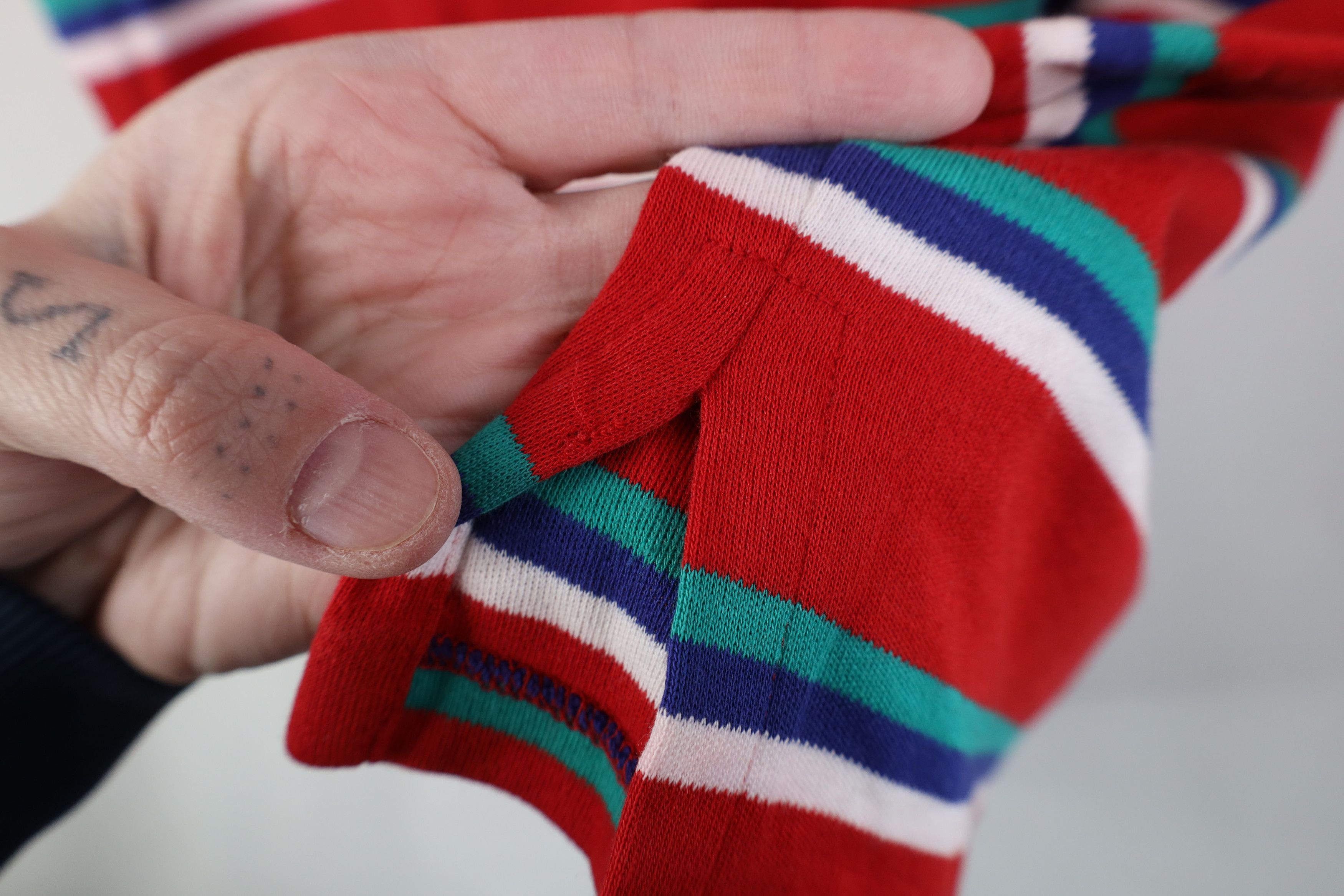 Polo Ralph Lauren Vintage 90s Ralph Lauren Striped Soft Cotton Knit Polo USA Size US M / EU 48-50 / 2 - 12 Thumbnail