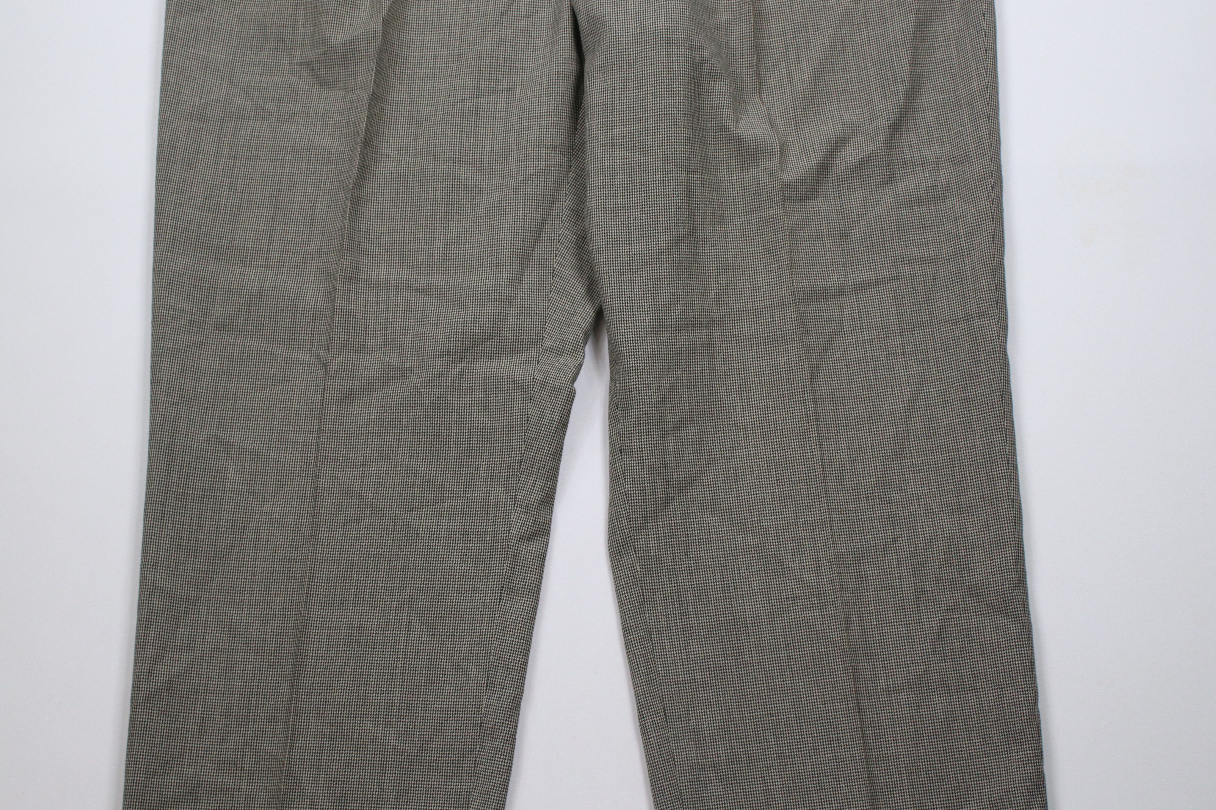 Vintage Vintage 90s Streetwear Houndstooth Wide Leg Chino Pants Size US 40 / EU 56 - 3 Thumbnail