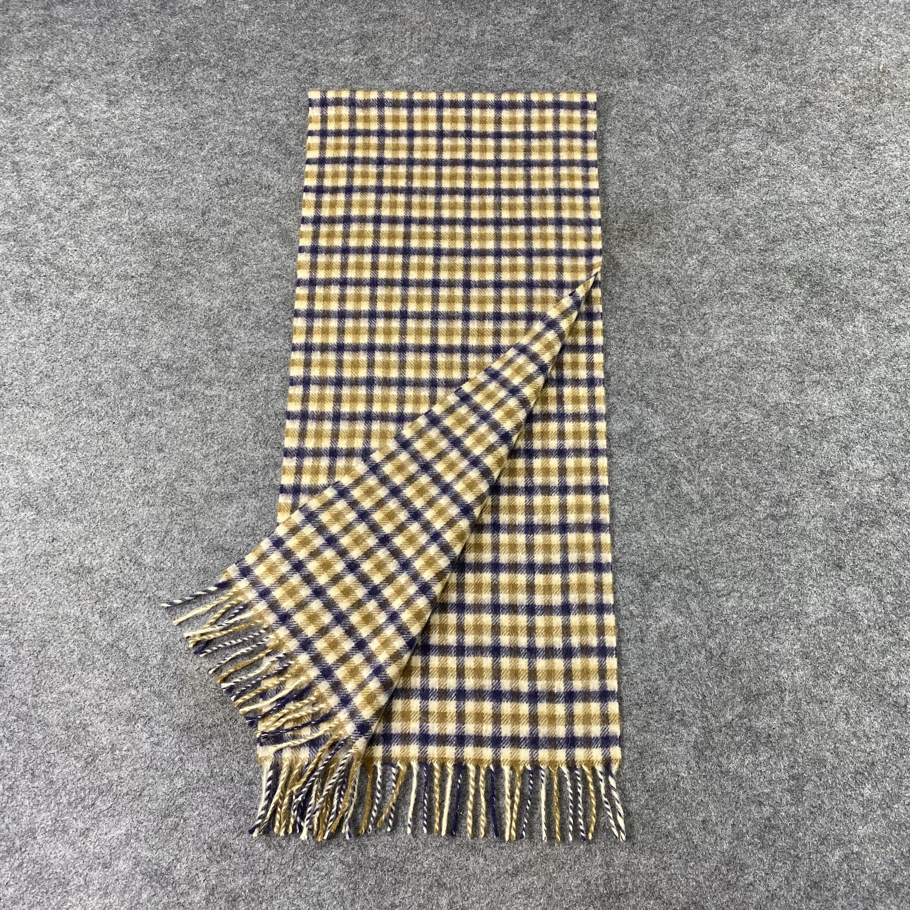 Aquascutum Aquasqutum Cashmere Muffler / Scarf / Neckwear - T1371 Size ONE SIZE - 3 Thumbnail