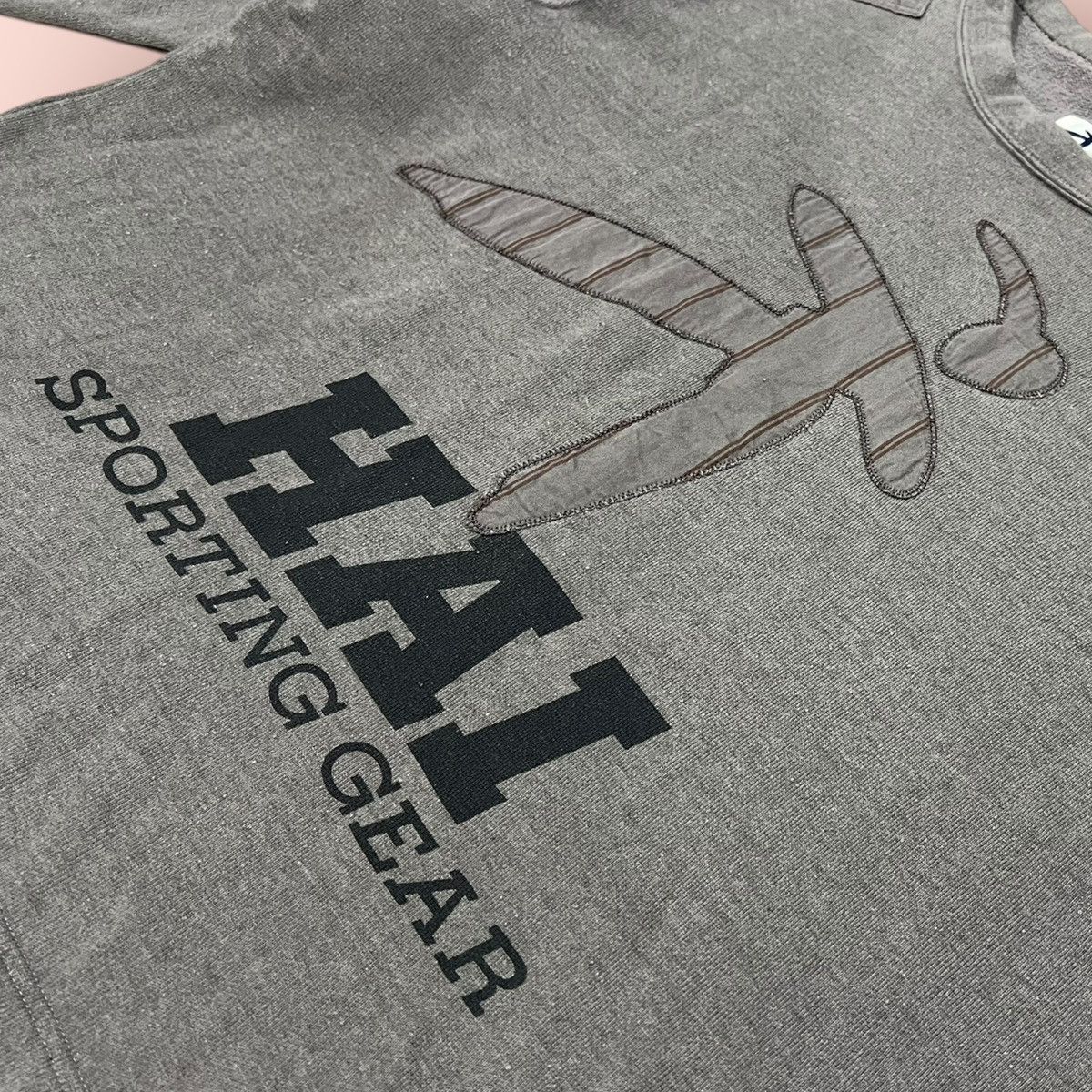 Hai Sporting Gear × Issey Miyake × Japanese Brand VINTAGE HAI SPORTING GEAR BIG PATCH LOGO PULLOVER SHIRT Size L / US 10 / IT 46 - 22 Thumbnail