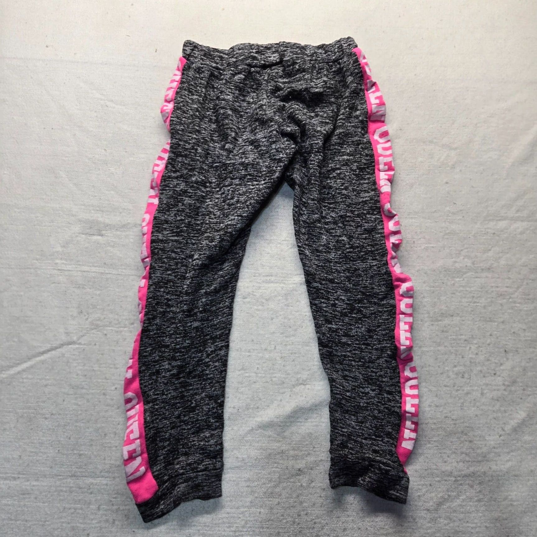 Vintage Bobbie Brooks Queen Gray Pink Lounge Pants Jogger Drawstring Sleep Stretch M Womens Pants Grade: M Sized? Size 32" / US 10 / IT 46 - 8 Thumbnail