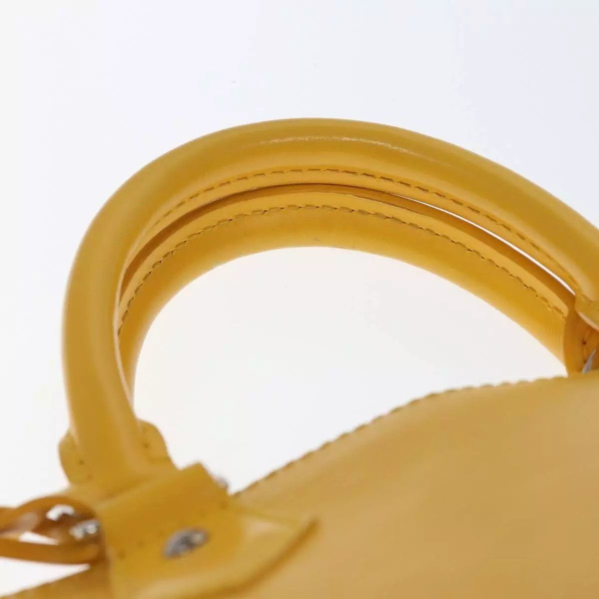 Louis Vuitton LOUIS VUITTON Epi Alma PM Hand Bag Yellow Citron Size ONE SIZE - 13 Thumbnail