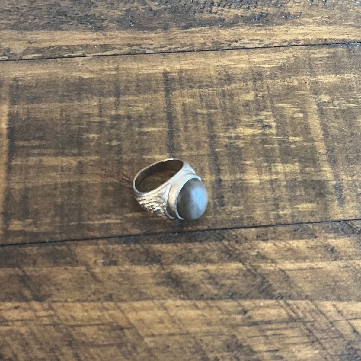 Vintage Brown Signet Ring Size ONE SIZE - 4 Thumbnail