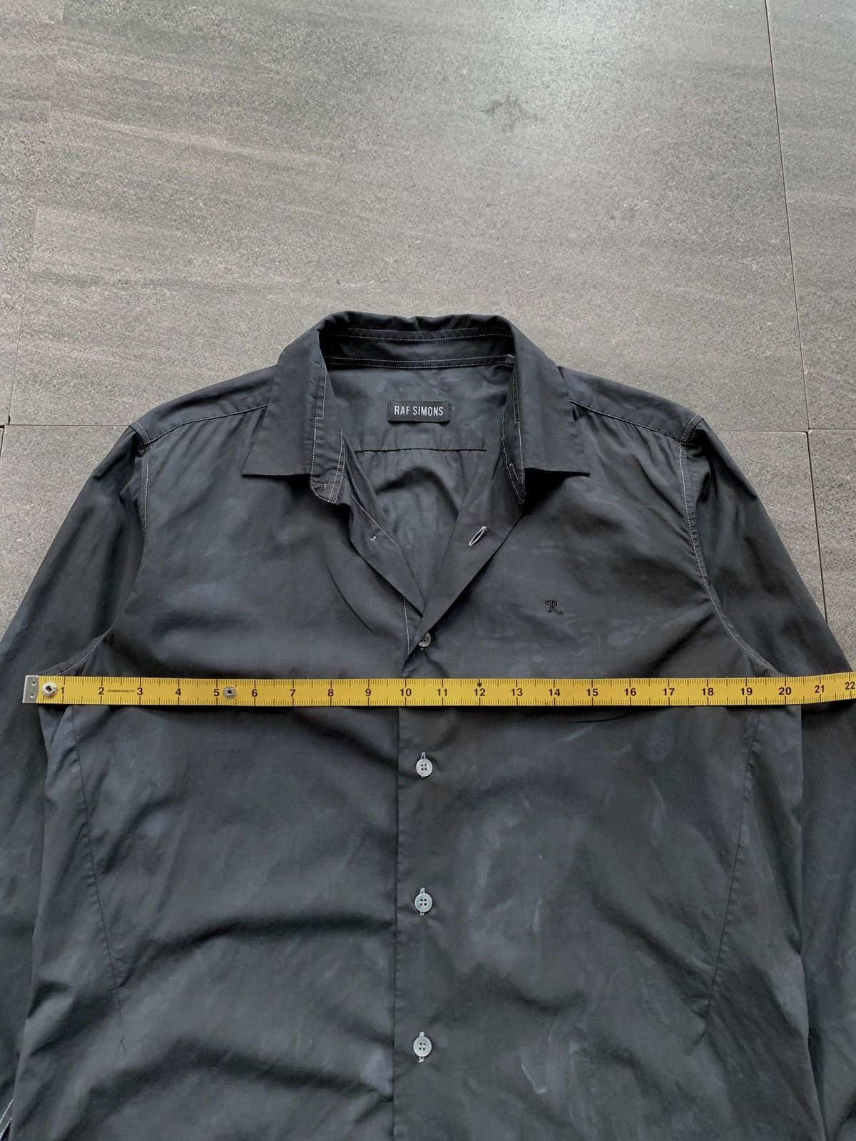 Raf Simons FREE TAX! R Logo Hand Dyed Shirt Size US S / EU 44-46 / 1 - 12 Thumbnail