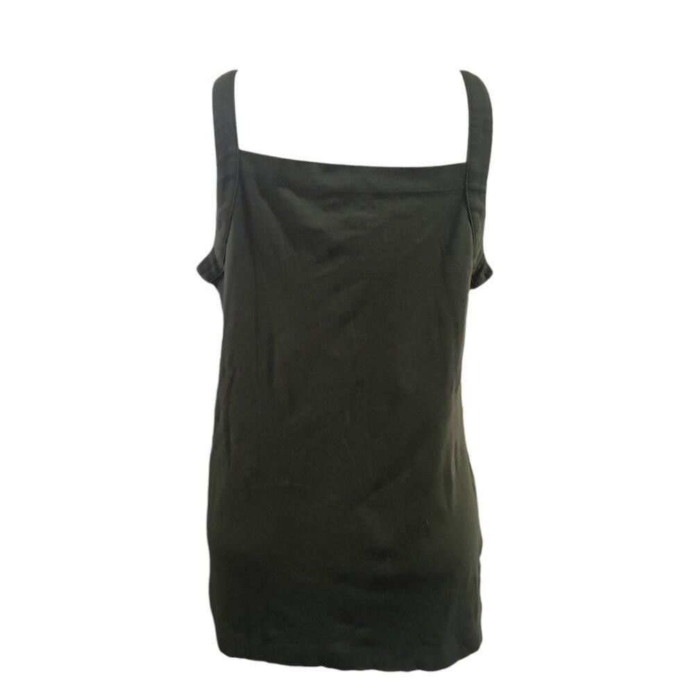 Designer CT1802 Loft Army Green Tank Top L Size L / US 10 / IT 46 - 2 Thumbnail