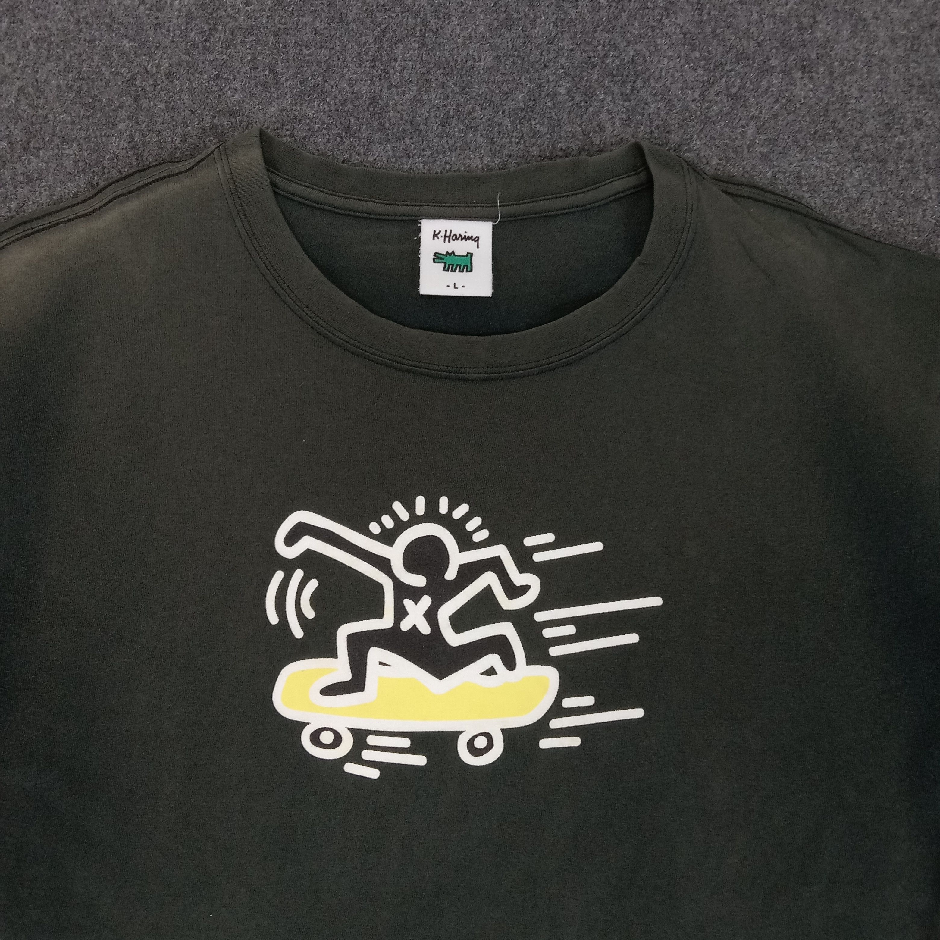 Keith Haring × Vintage Keith Haring American Designer Art Tshirt Size US L / EU 52-54 / 3 - 3 Thumbnail