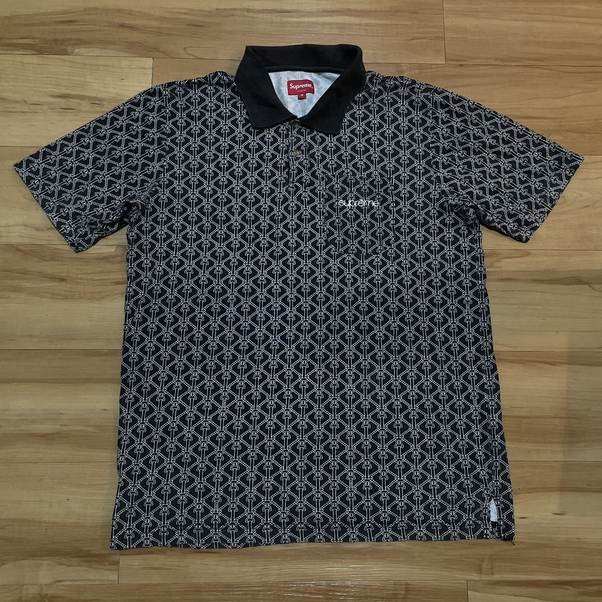 Supreme Supreme rope print polo shirt Size US M / EU 48-50 / 2 - 1 Thumbnail