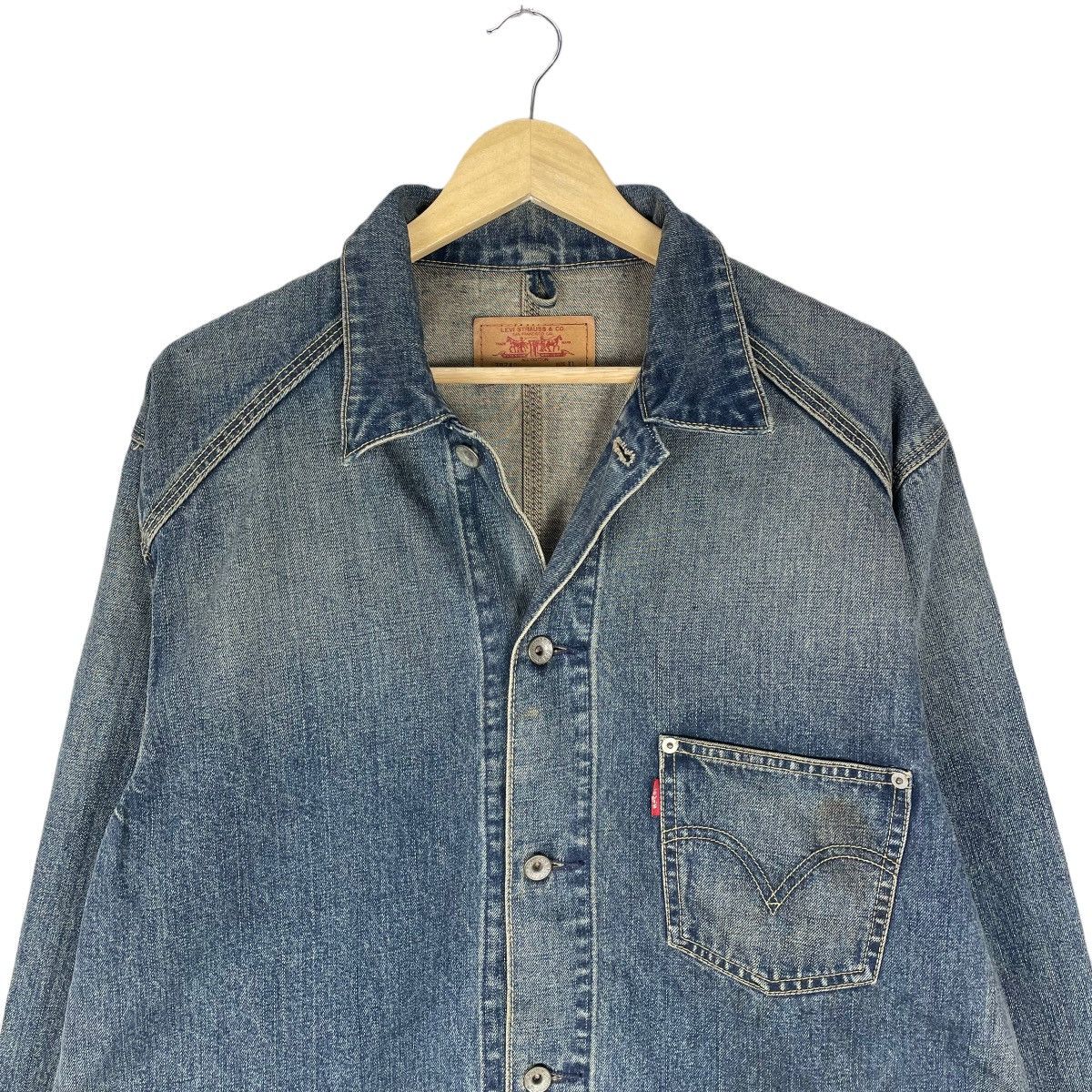 Levi's × Levi's Vintage Clothing ⚡️LEVI’S DENIM JEANS CHORE JACKET Size US XL / EU 56 / 4 - 2 Thumbnail