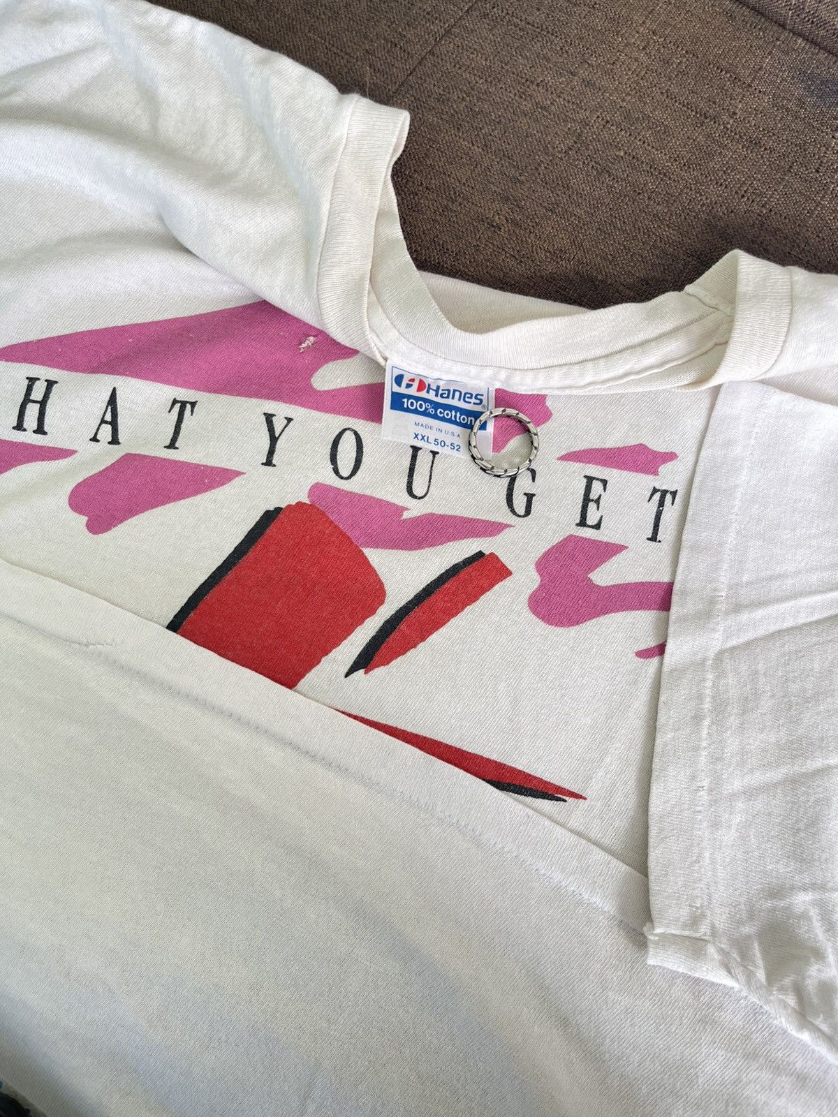 Band Tees Vintage 1989 Tina Turner "What You Get Is What You See" Tee Size US XXL / EU 58 / 5 - 4 Thumbnail