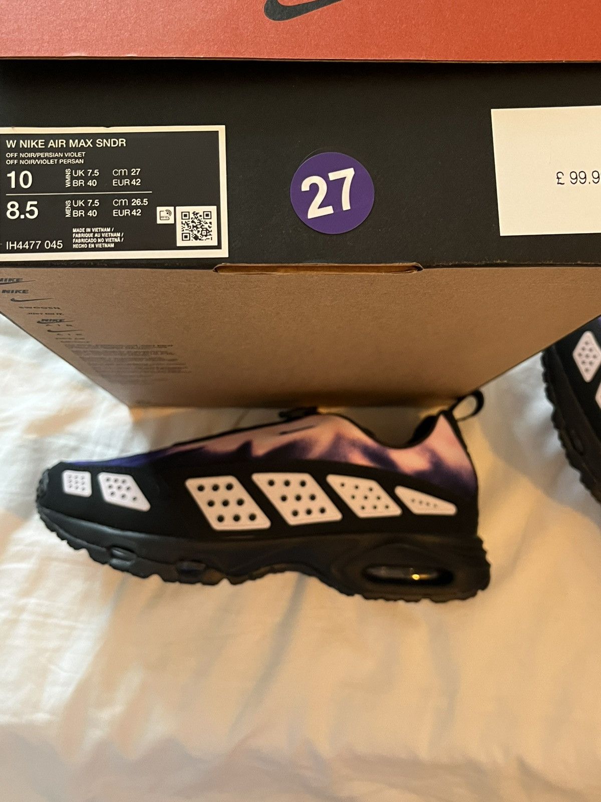 Nike Nike SNDR air max purple Size US 8.5 / EU 41-42 - 4 Thumbnail