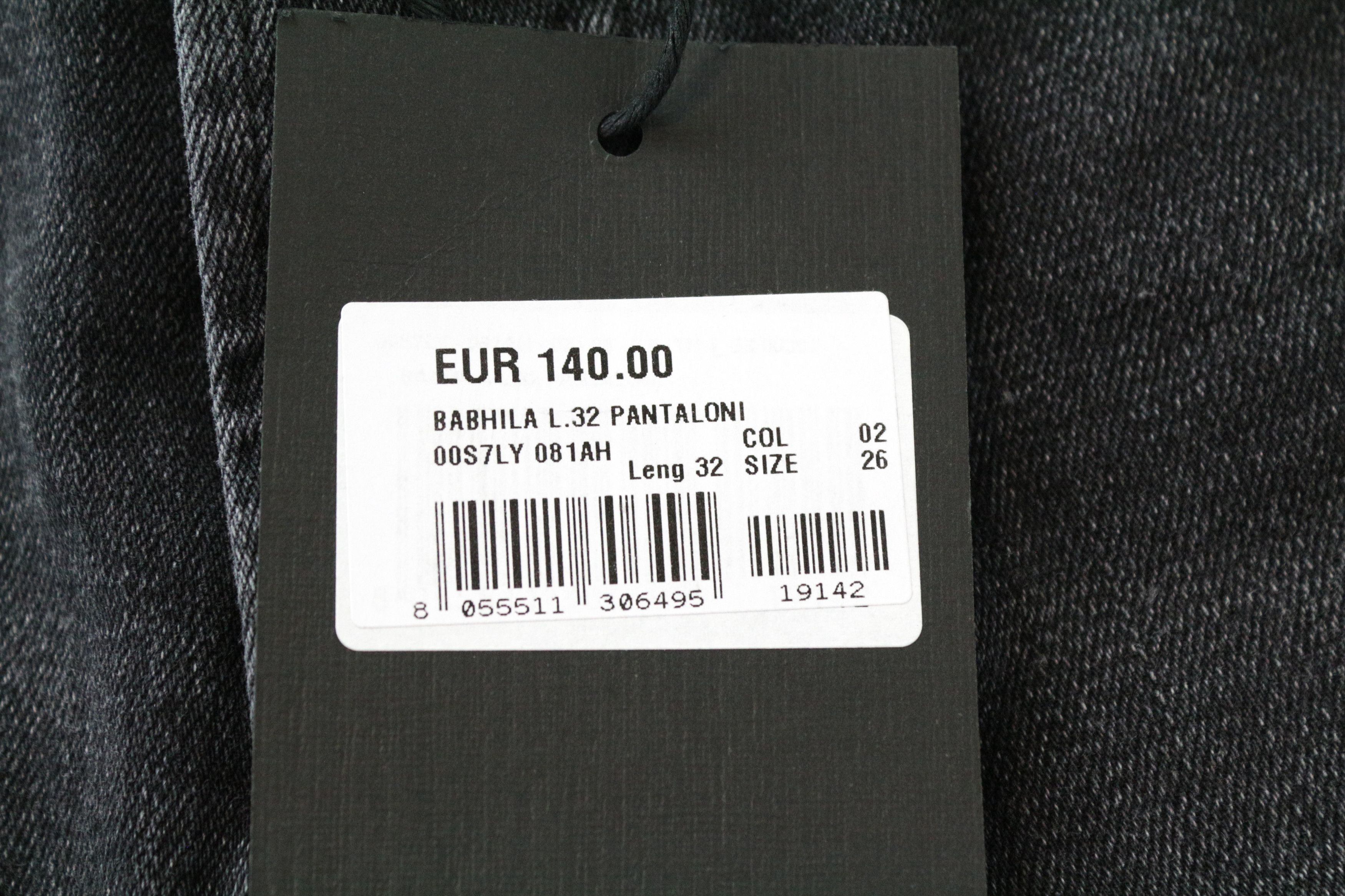 Diesel BABHILA 081AH W26/L32 Grey Button-Fly Jeans 63665 Size 26" / US 2 / IT 38 - 10 Thumbnail