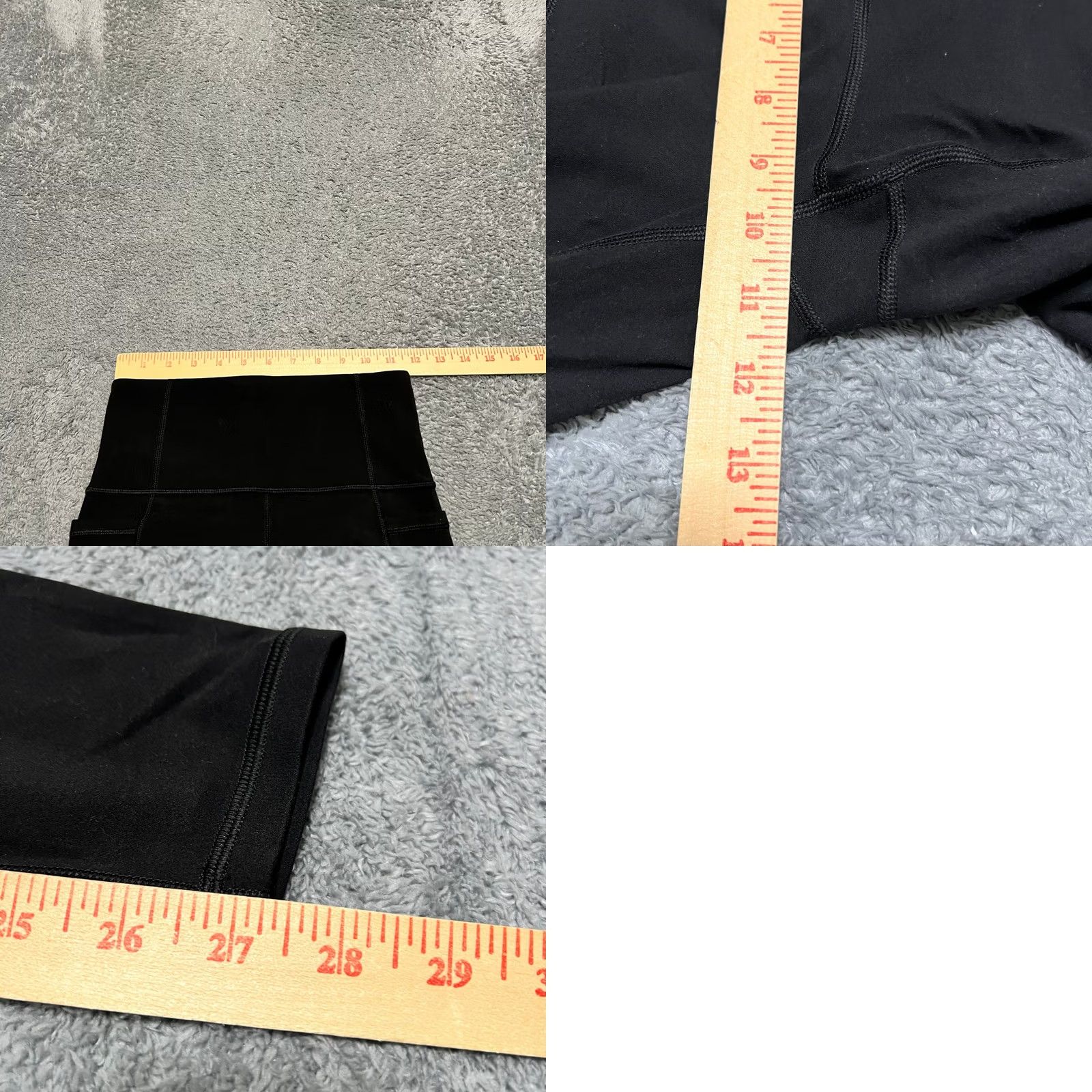 Athleta Athleta Leggings Womens XS Inclination Moto Tight Powervita Black #490560 Size 26" / US 2 / IT 38 - 8 Thumbnail