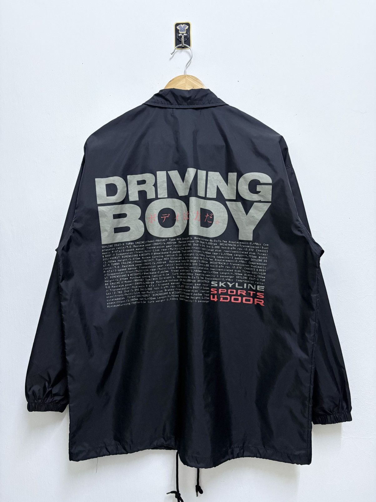 Vintage 2000's Nissan - Skyline Sports 4 Door Coach Jacket Size US XL / EU 56 / 4 - 1 Thumbnail