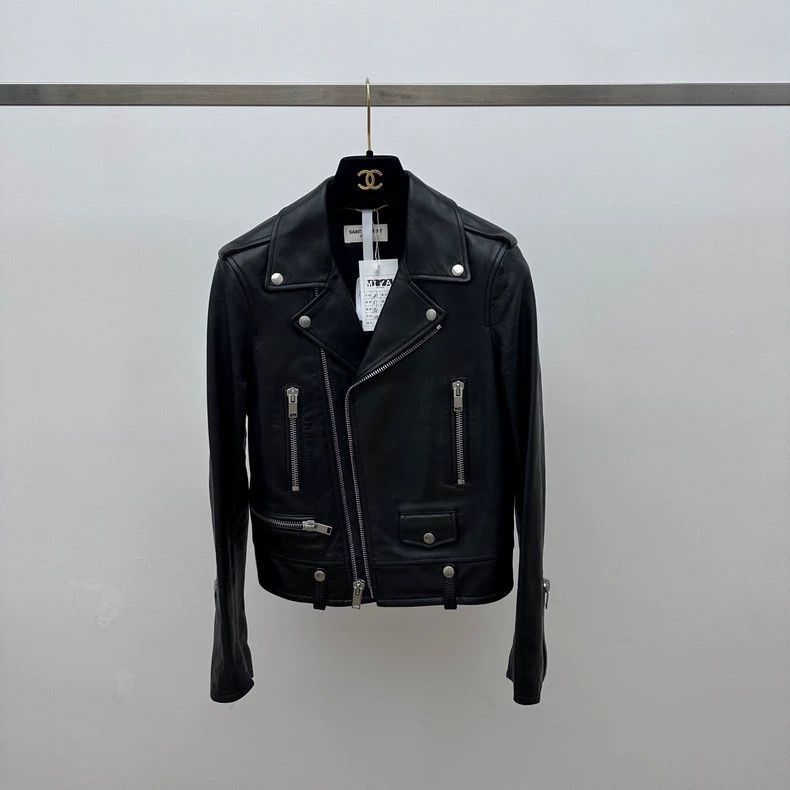 Saint Laurent Paris Saint Laurent Leather Biker Jacket- Size US S / EU 44-46 / 1 - 3 Thumbnail