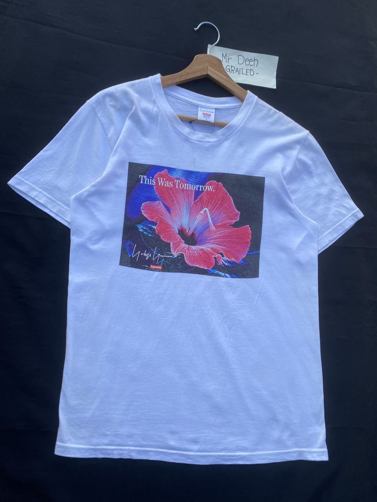 Supreme × Yohji Yamamoto Rare Supreme x Yohji Yamamoto Hibiscus Printed Tshirt Size US S / EU 44-46 / 1 - 3 Thumbnail