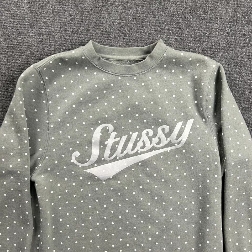 Stussy Stussy Sweatshirt Mens Small Polka Dots Crew Neck Cotton Size US S / EU 44-46 / 1 - 2 Thumbnail
