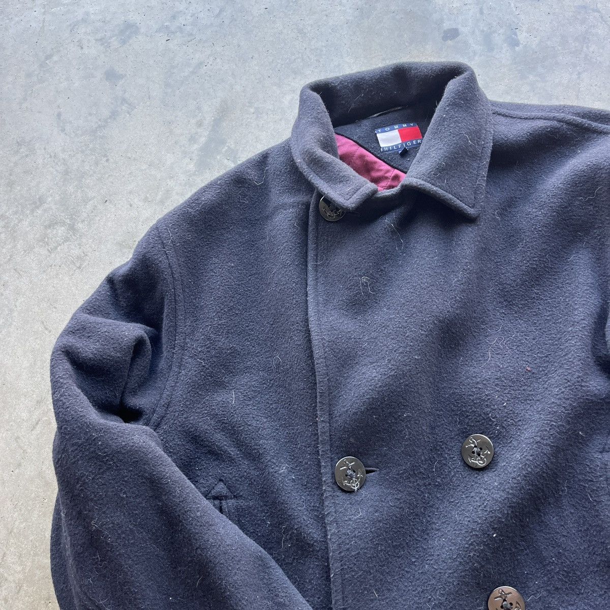 Tommy Hilfiger Vintage Tommy Hilfiger Deck Coat Wool Size US XL / EU 56 / 4 - 2 Thumbnail