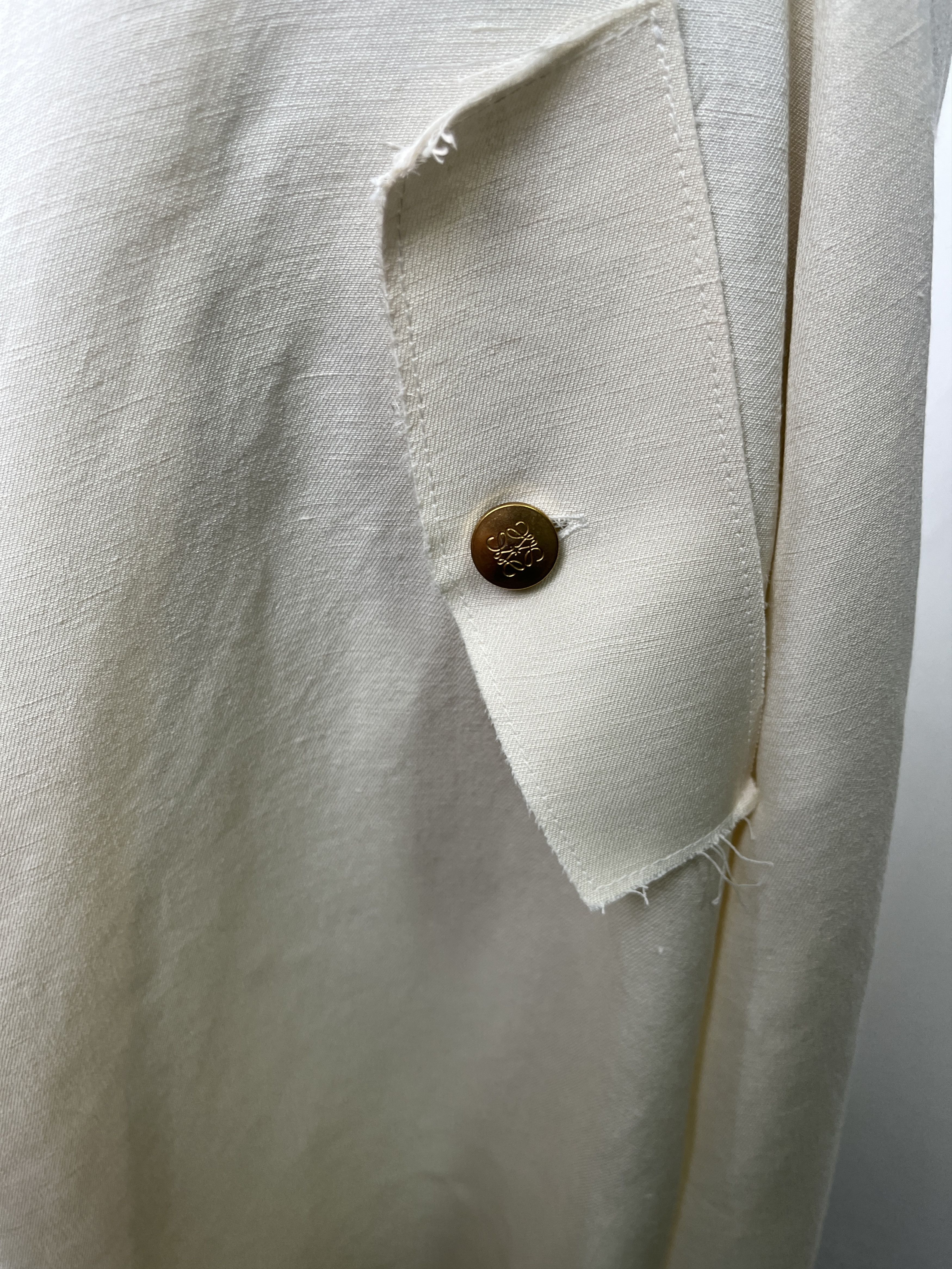 Loewe Loewe Beige Multi Buttons A-Line Skirt Size 24" / US 00 / IT 34 - 4 Thumbnail