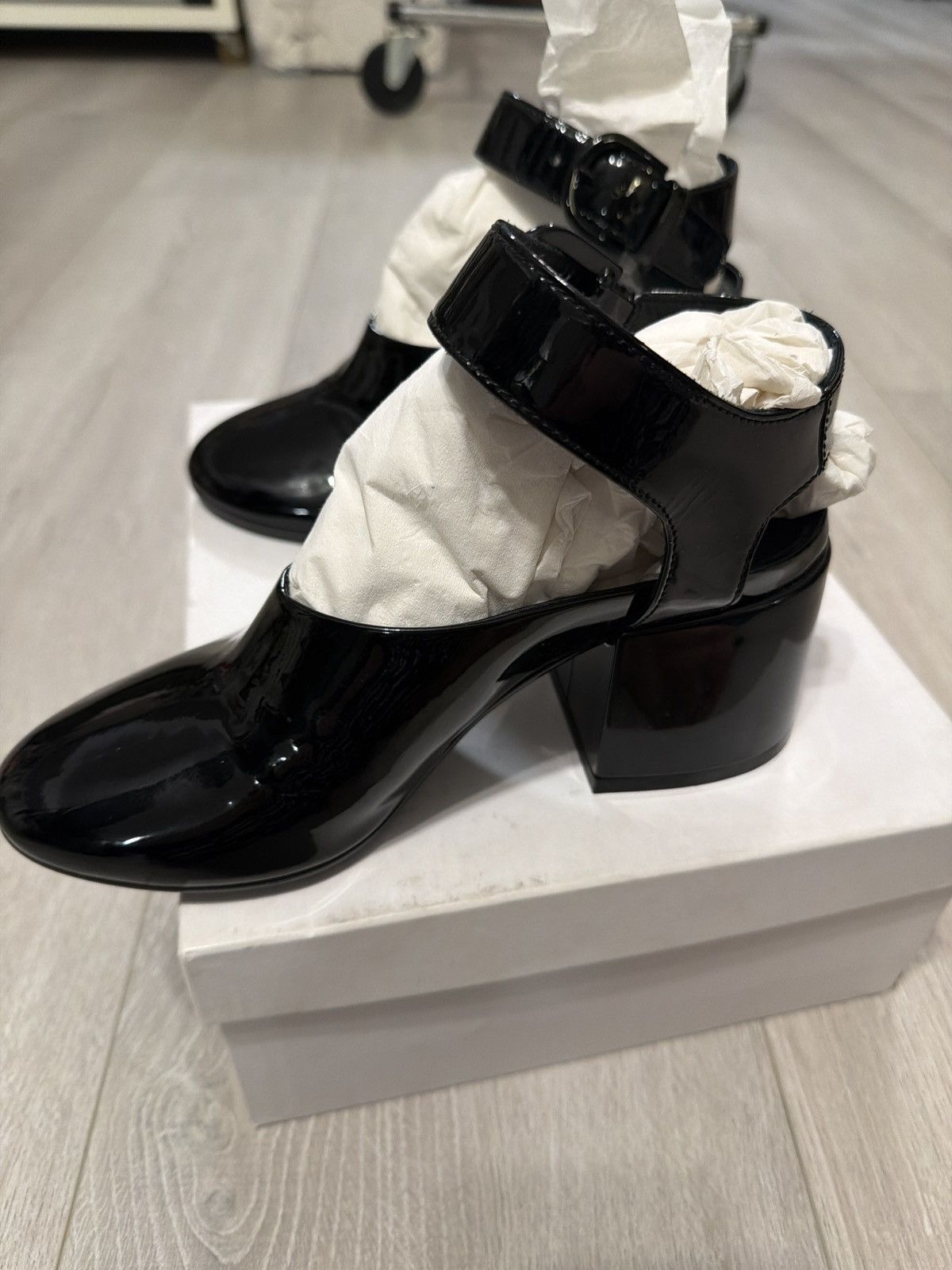 MM6 Black MM6 Mary Jane Heels Size US 8 / IT 38 - 9 Thumbnail
