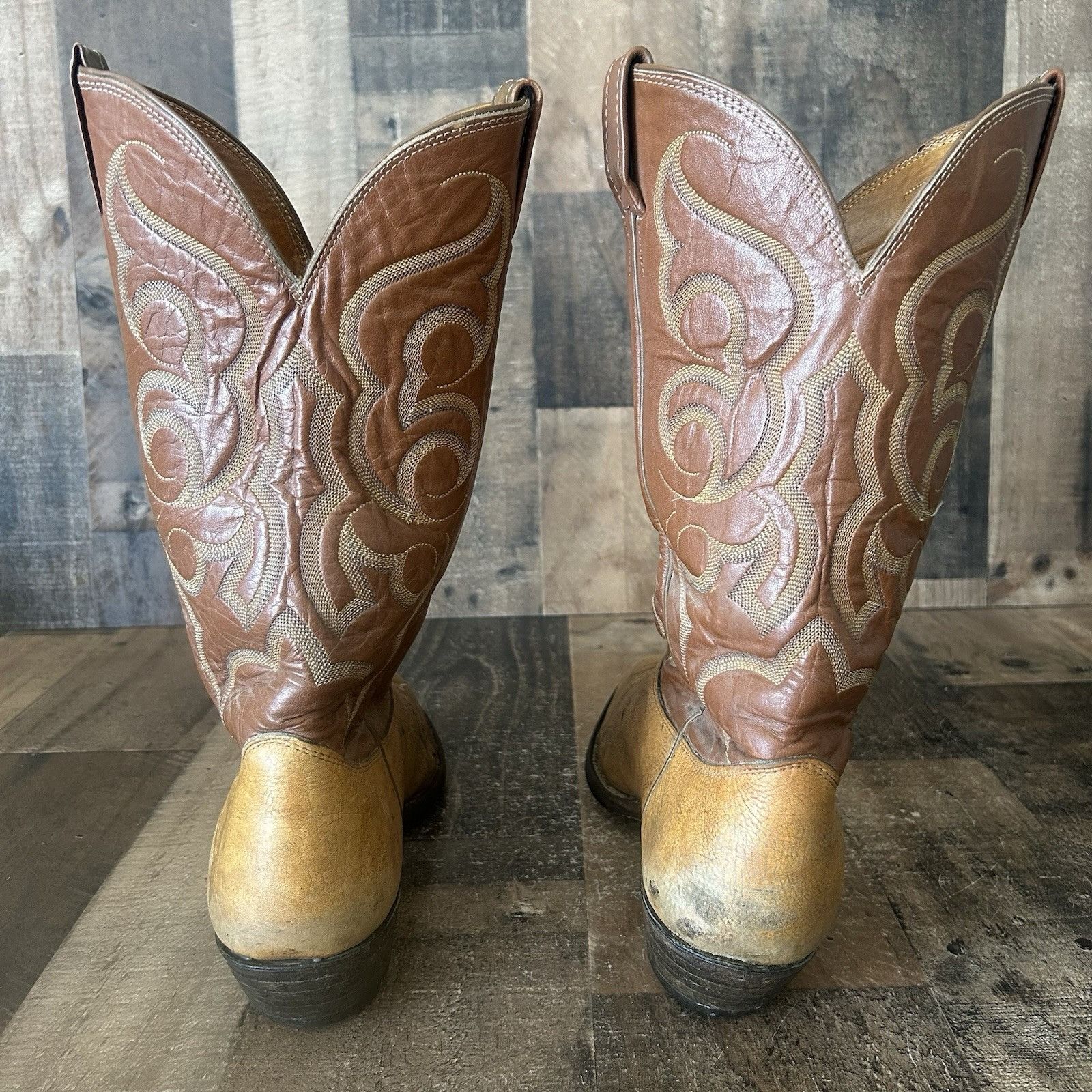 Nocona Boots Nocona Vintage Western Cowboy Boots Mens 11 D Size US 11 / EU 44 - 8 Thumbnail
