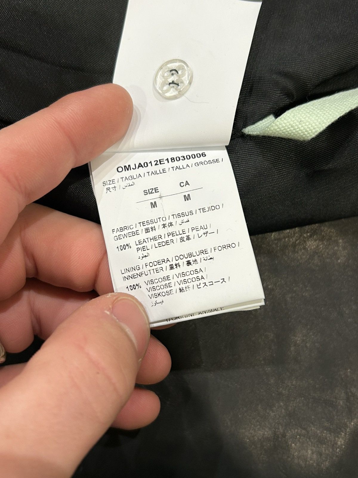 Off-White Off-White Blurred Logo Leather Trench Coat Size US L / EU 52-54 / 3 - 7 Thumbnail