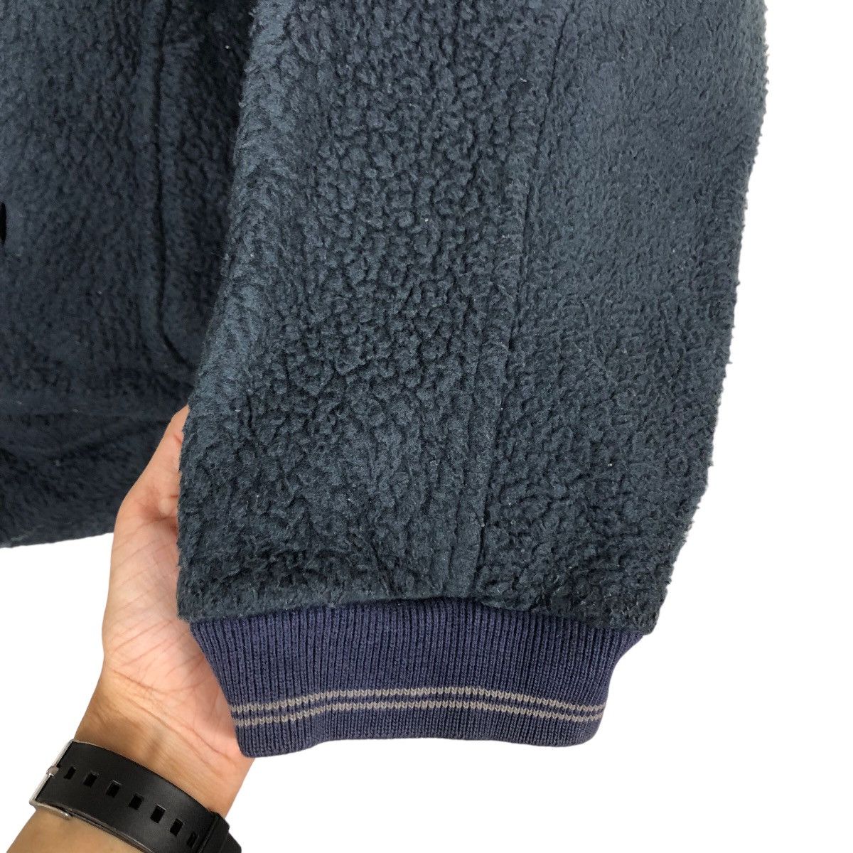 Japanese Brand Vintage Biotribe Made in Usa Fleece Jacket Skate Streetwear Size US M / EU 48-50 / 2 - 15 Thumbnail