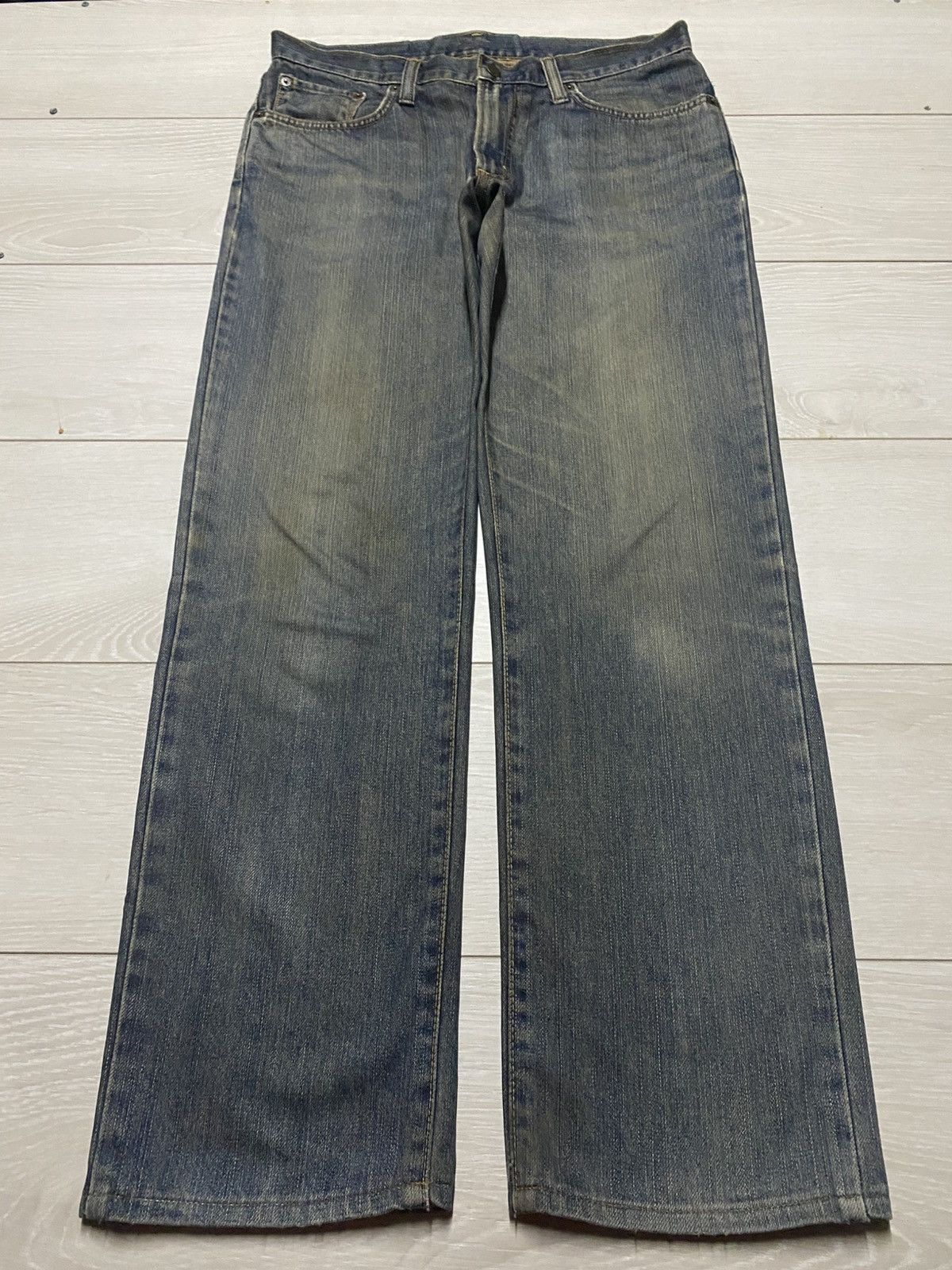 Junya Watanabe Edwin 403 International Basic Mud Wash Loose Jeans Size US 33 - 1 Thumbnail