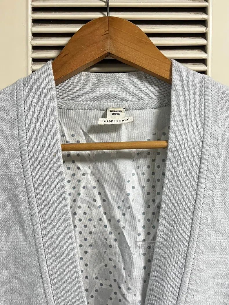 Hermes Hermes Cashmere and silk blend cardigan Size XXS / US 00 / IT 34 - 3 Thumbnail