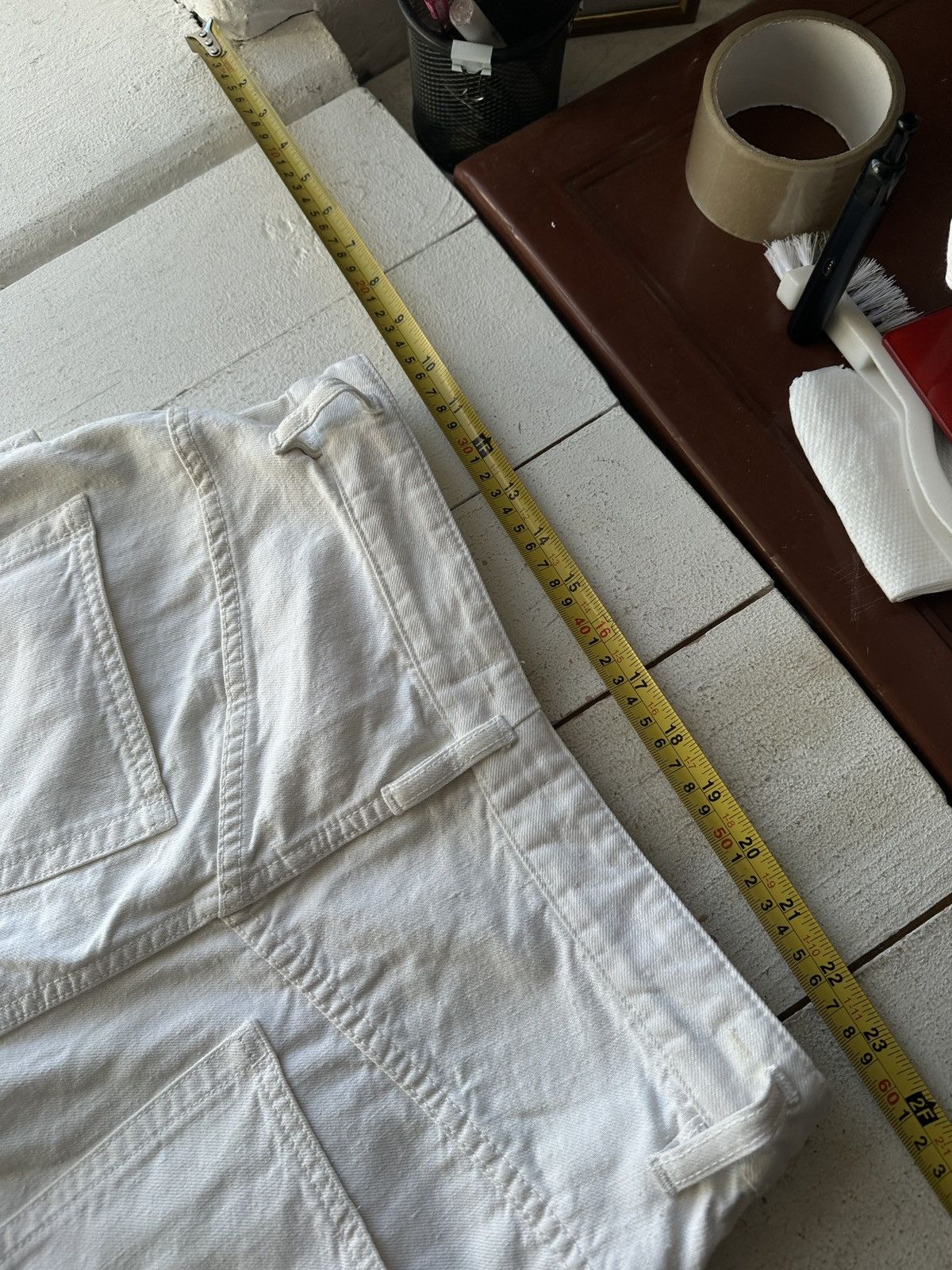 Isabel Marant 🚨 ISABEL MARANT WHITE WOMEN JEANS PANTS LUXURY Size 28" / US 6 / IT 42 - 17 Thumbnail