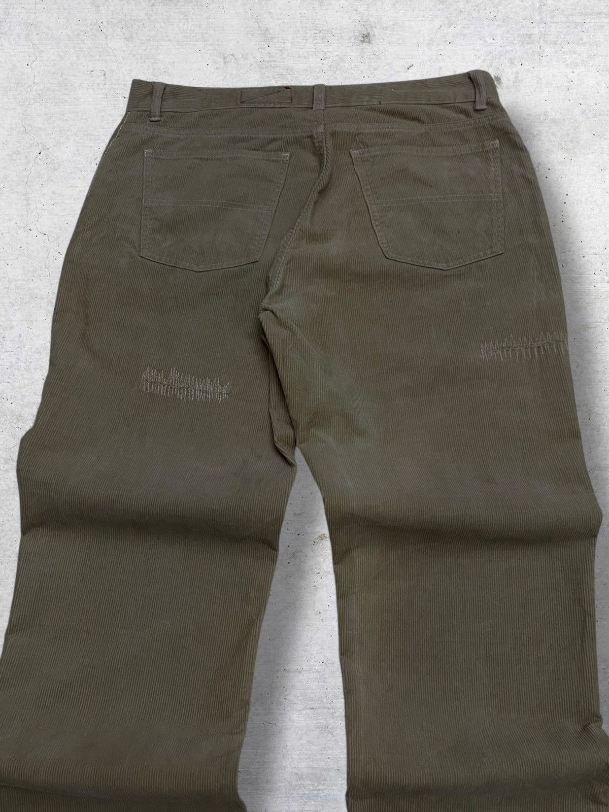 Japanese Brand XESCPAE JAPAN DESIGNER STREETWEAR DISTRESSED CORDUROY PANT Size US 33 - 9 Thumbnail