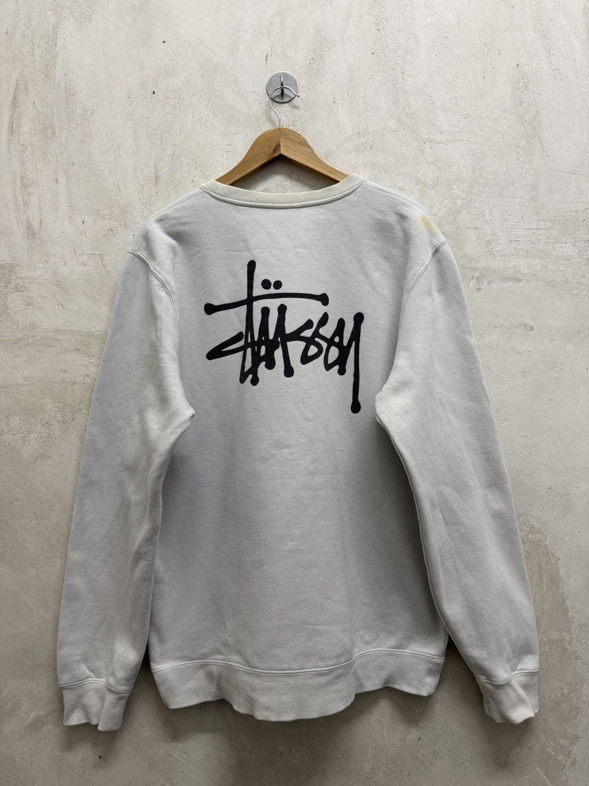 Stussy 2000s Stussy Signature Sweatshirt Size US XL / EU 56 / 4 - 1 Thumbnail