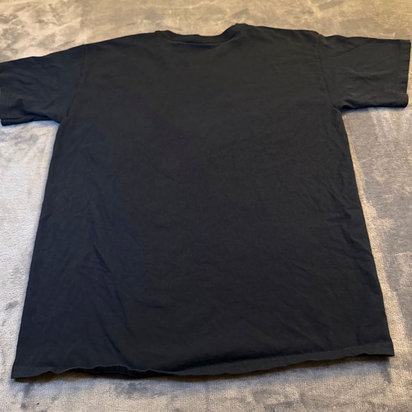 Gildan Gildan Heavy Cotton Graphic T Shirt Mens Large Black Wings Skull Design Size US L / EU 52-54 / 3 - 5 Thumbnail