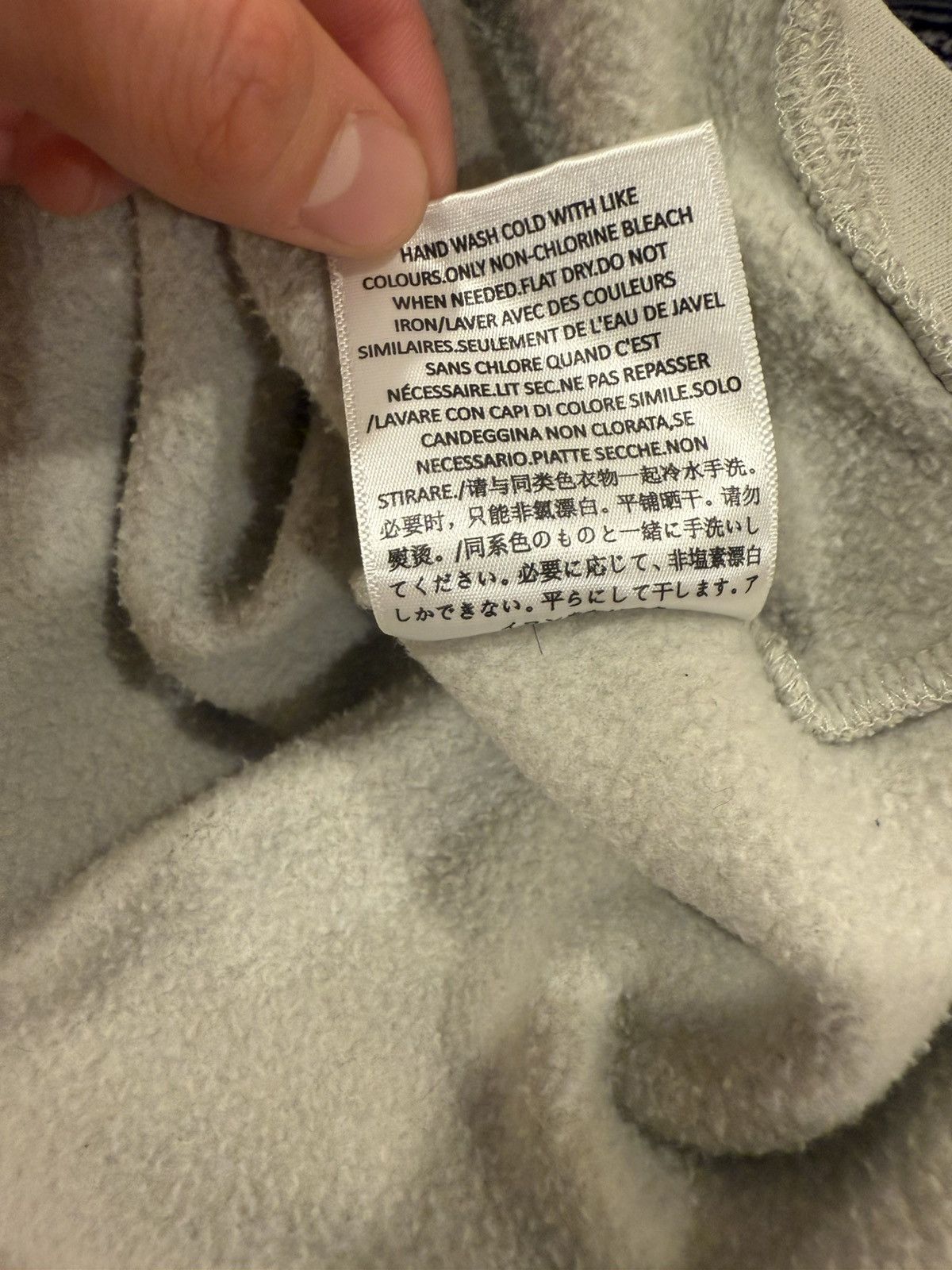 Essentials × Fear of God XL Fear of God Essentials SSENSE Exclusive “Concrete” Hoodie Size US XL / EU 56 / 4 - 8 Thumbnail