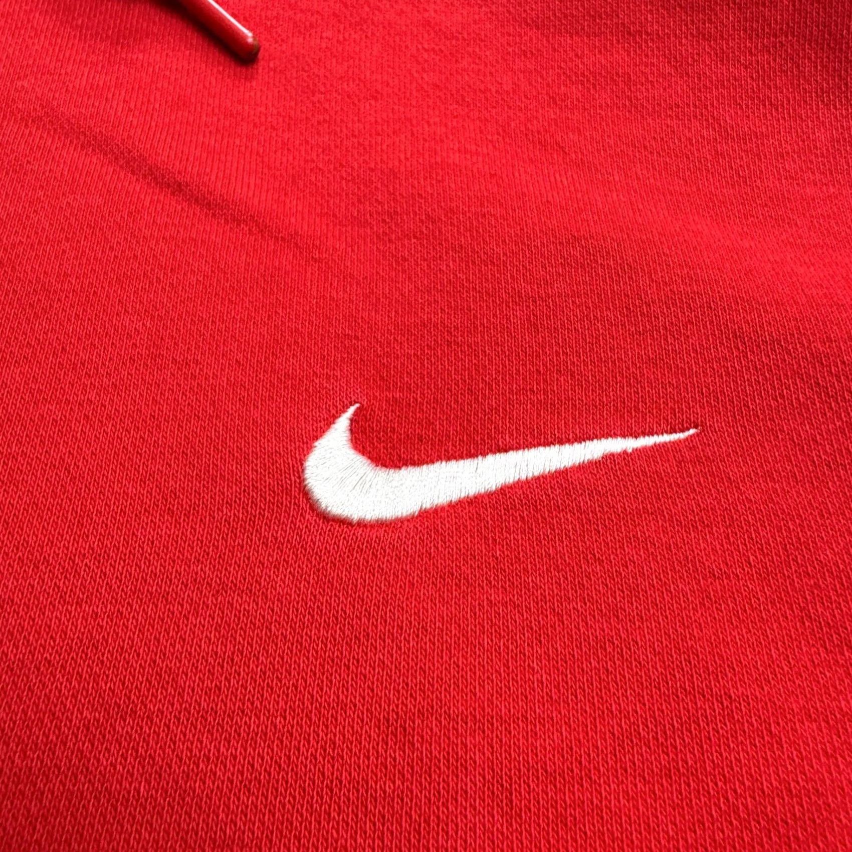 Nike Nike Hoodie Pullover Sweatshirt Mens Large Red Fleece Swoosh Activewear Athletic Size US L / EU 52-54 / 3 - 4 Thumbnail