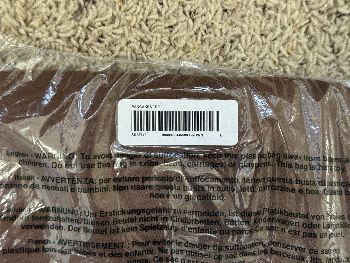 Supreme Supreme Pancakes Tee - Brown - Large - Deadstock 🚚 📦 ✅ Size US L / EU 52-54 / 3 - 3 Thumbnail