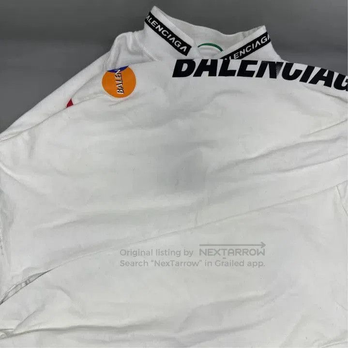 Balenciaga Balenciaga FW23 Logo Print Long Sleeve T. Size US M / EU 48-50 / 2 - 6 Thumbnail