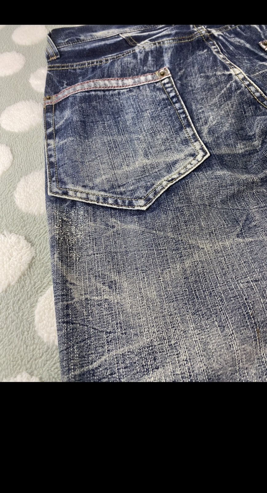 Japanese Brand 2000s Rare Japanese Acid Wash Denim Jeans Y2K Size US 34 / EU 50 - 18 Thumbnail