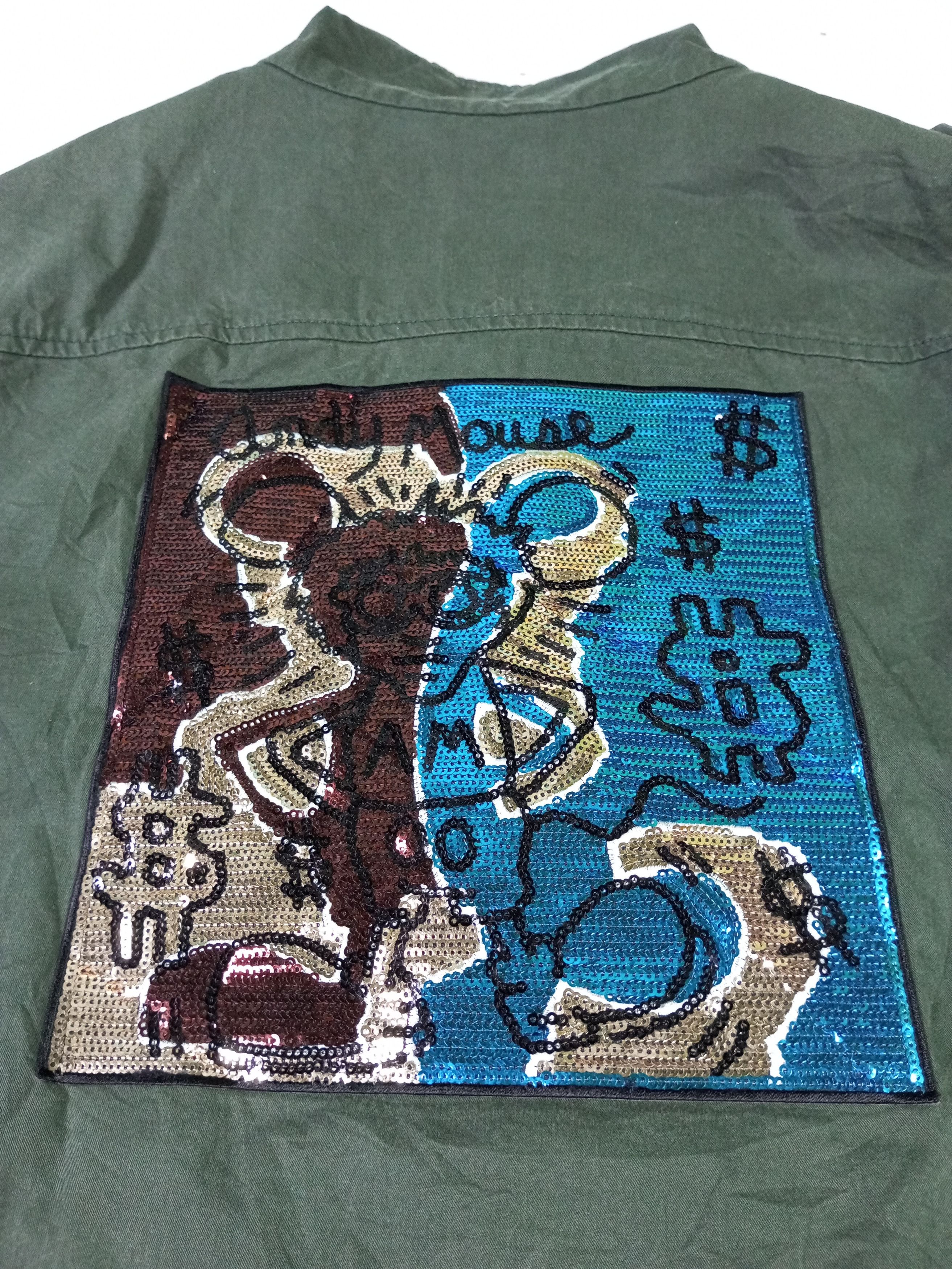 Japanese Brand GGPX X KEITH HARING ANDY MOUSE Parka Jacket Size US M / EU 48-50 / 2 - 21 Thumbnail