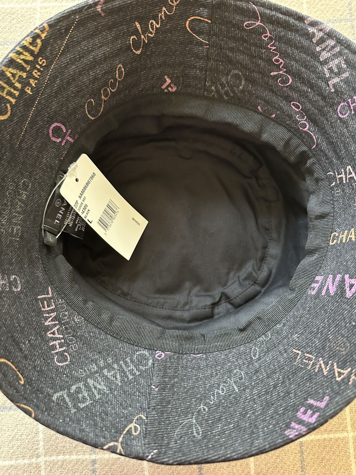 Chanel Chanel 22P graffiti denim bucket hat size Size ONE SIZE - 9 Thumbnail