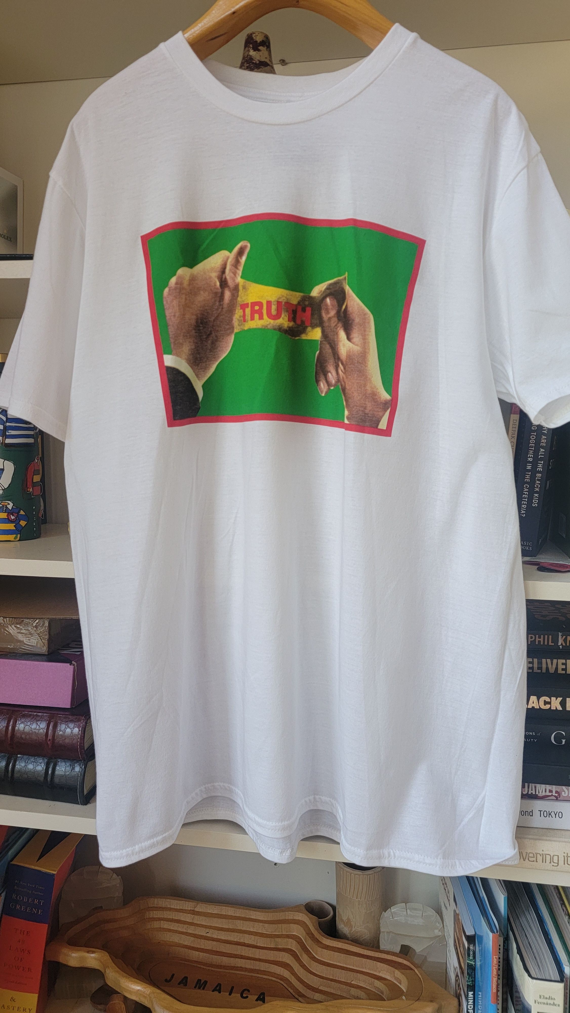 Barbara Kruger Barbara Kruger Truth Tshirt. Xl. Brand new Size US XL / EU 56 / 4 - 1 Thumbnail