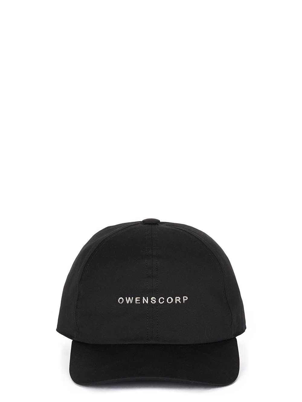 Rick Owens Rick Owens Owenscorp Baseball Cap Hat Black Cotton