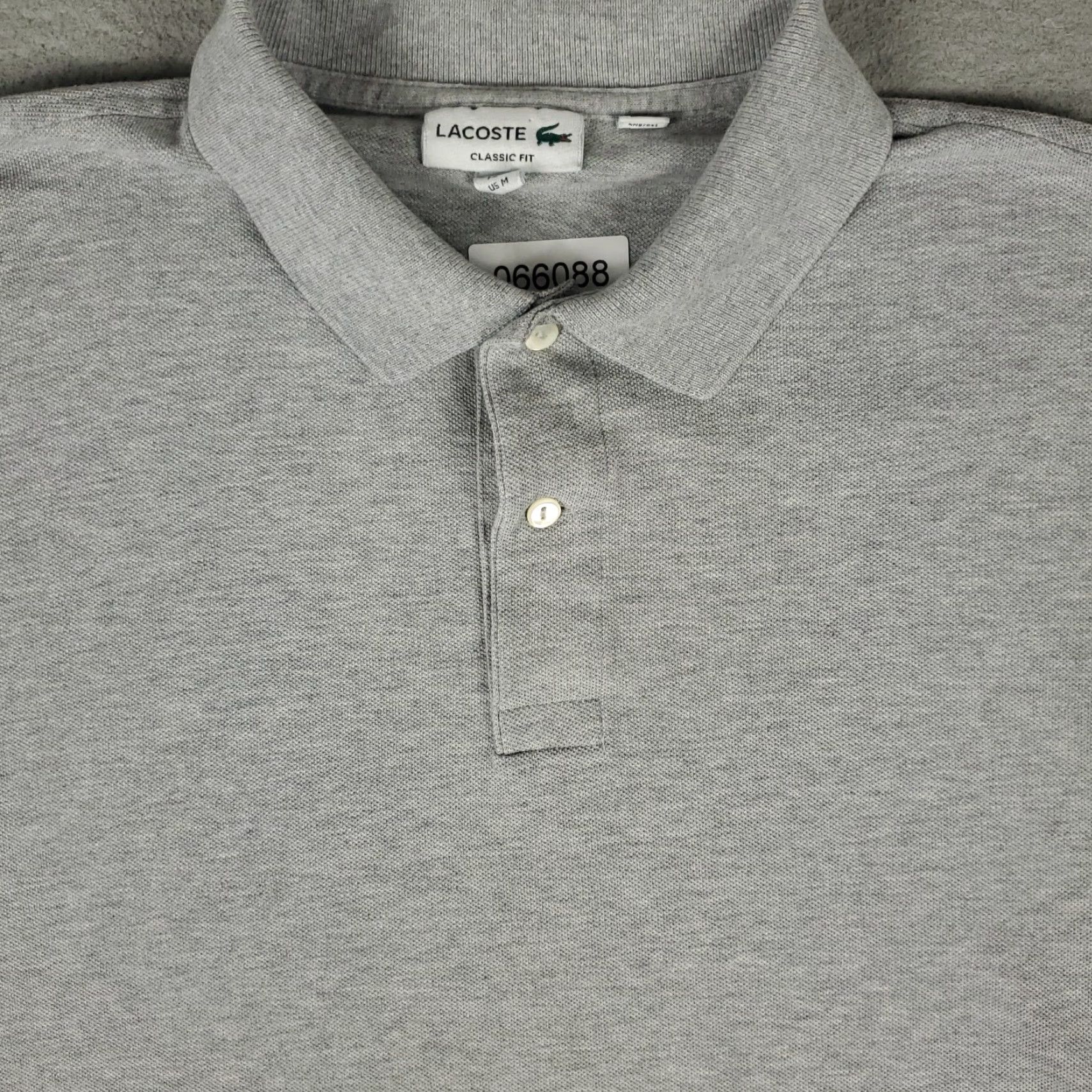 Lacoste Lacoste Polo Shirt Mens Size Medium Gray Casual Short Sleeve Adult Size US M / EU 48-50 / 2 - 2 Thumbnail