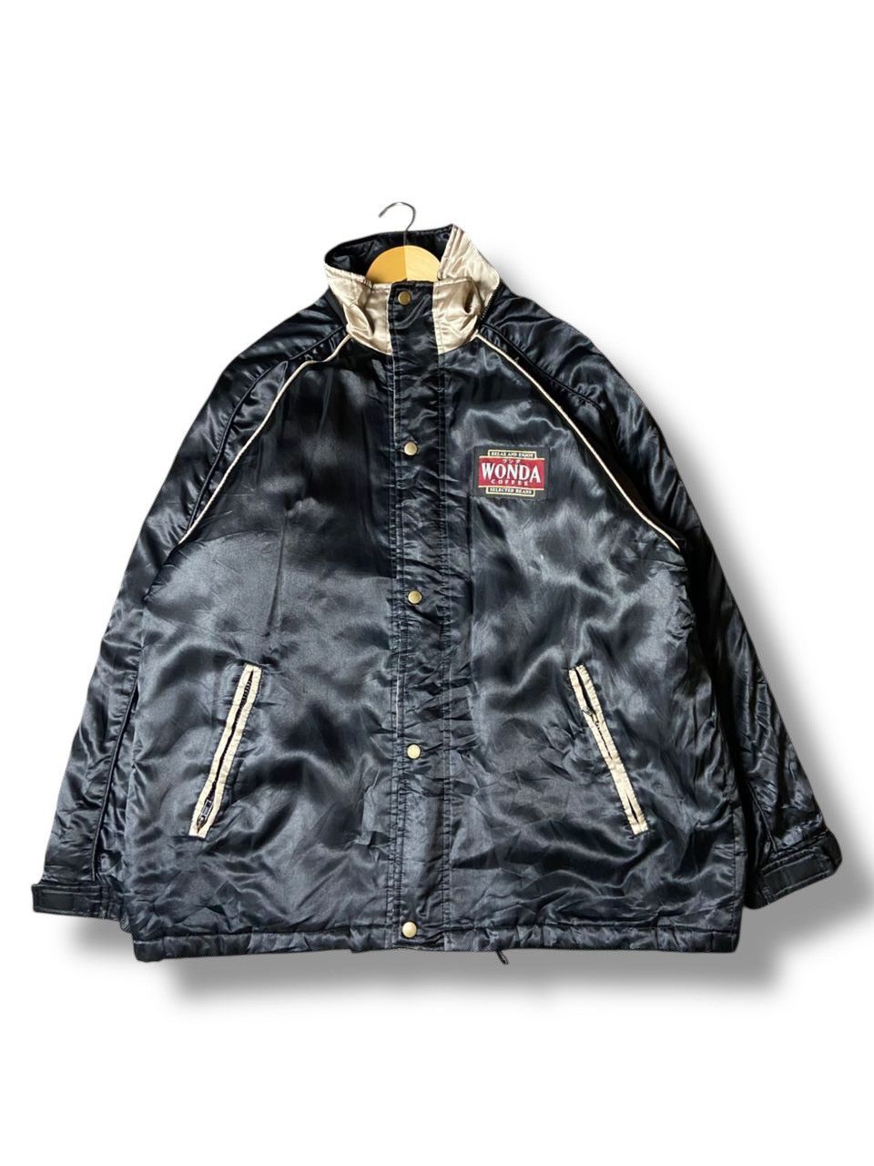 Japanese Brand Asahi Soft Drinks Wonda Coffee Nylon Jacket (147) Size US M / EU 48-50 / 2 - 1 Thumbnail