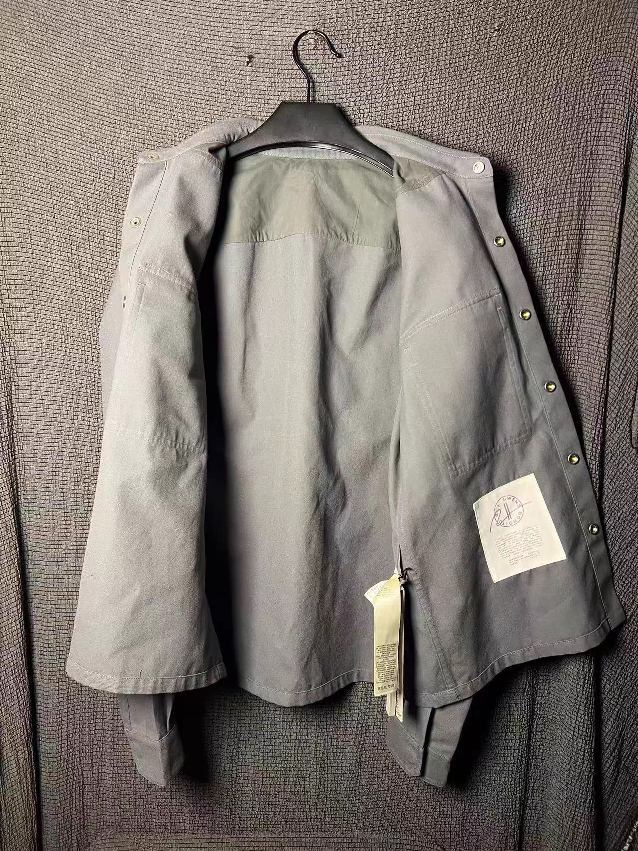 Rick Owens Rick Owens 24ss Rare Capsule Smoke Work Shirt Jacket Size 46 Size US S / EU 44-46 / 1 - 8 Thumbnail
