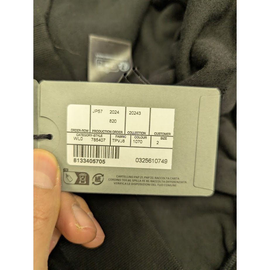 Balenciaga o1rshd1 Oversized Zip-Up Hoodies in Black/White Size US M / EU 48-50 / 2 - 22 Thumbnail
